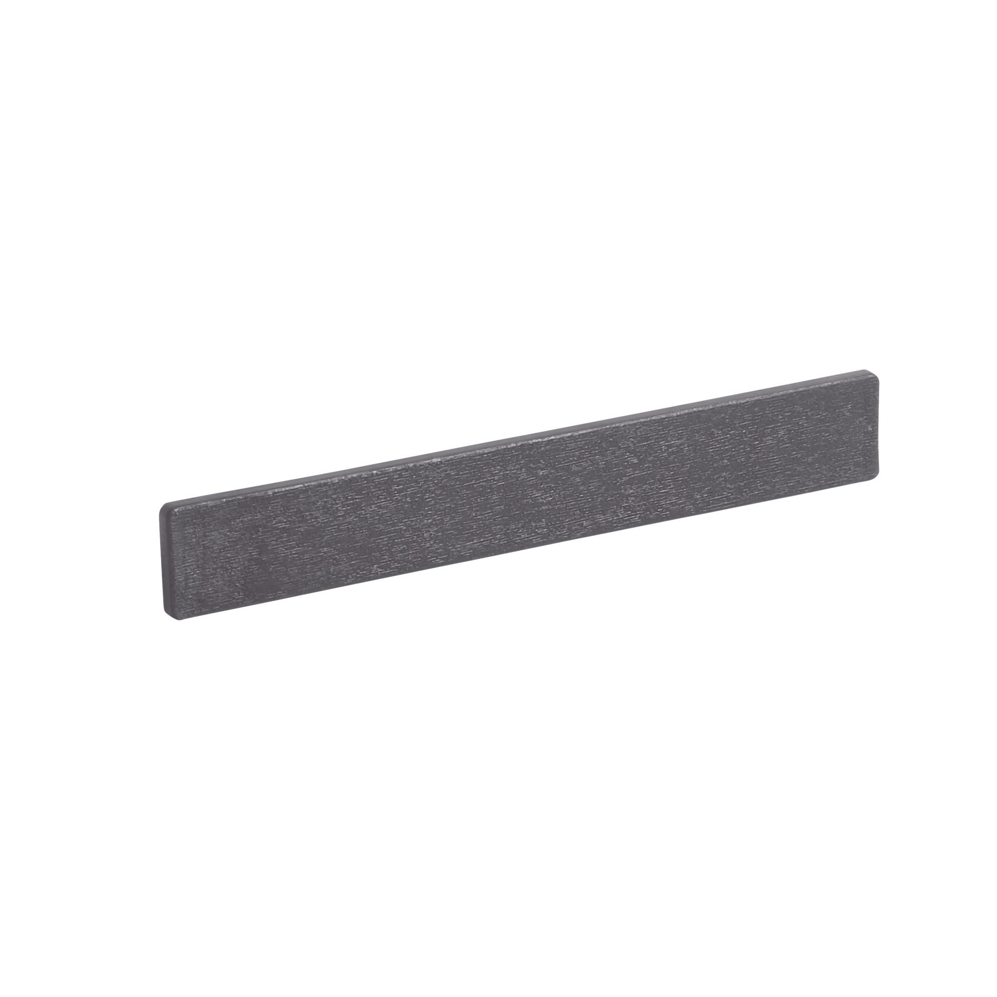 GoodHome Polyethylene (PE) Deck finishing end cap Grey(L) 145mm,(W