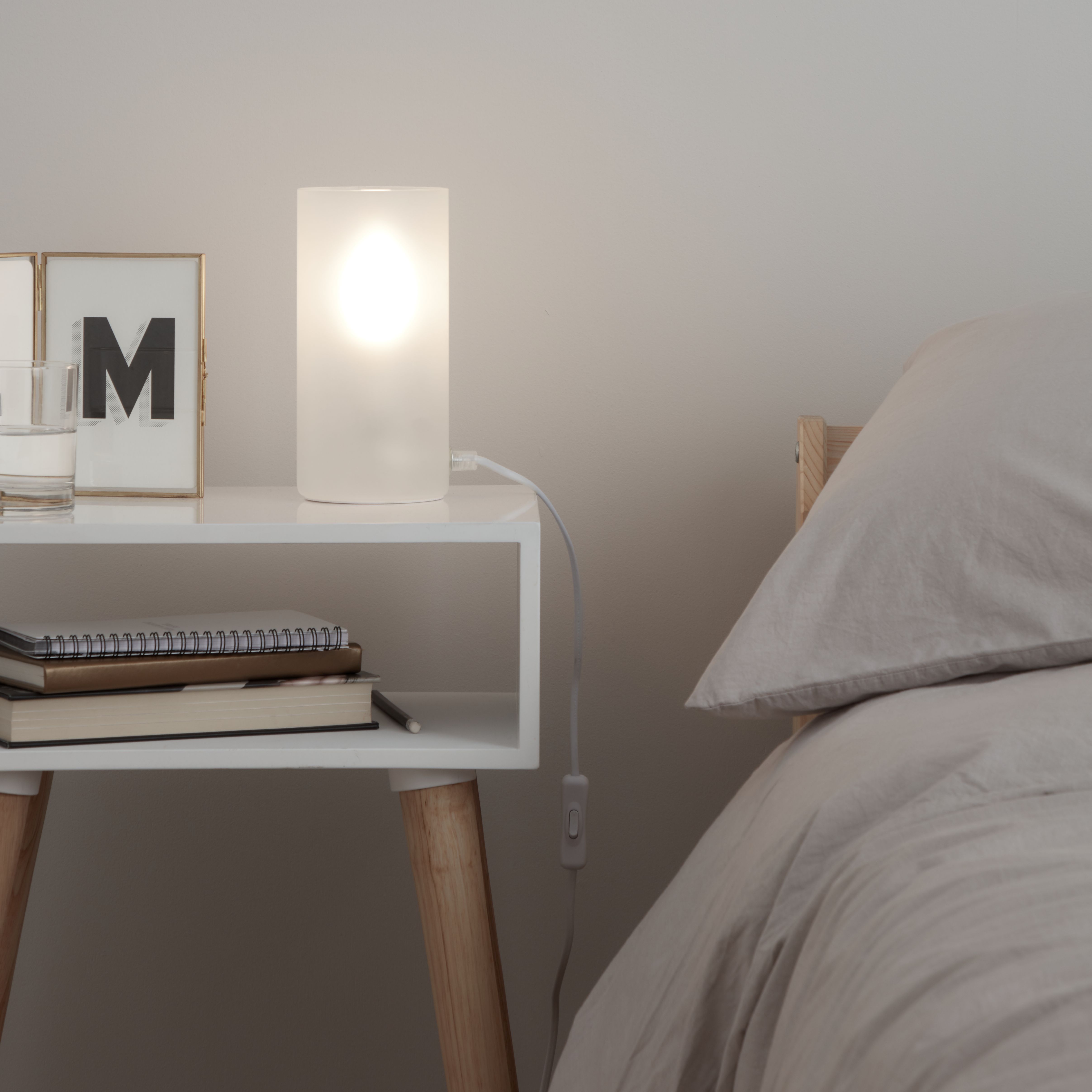 GoodHome Singou White Table light | Departments | DIY at B&Q