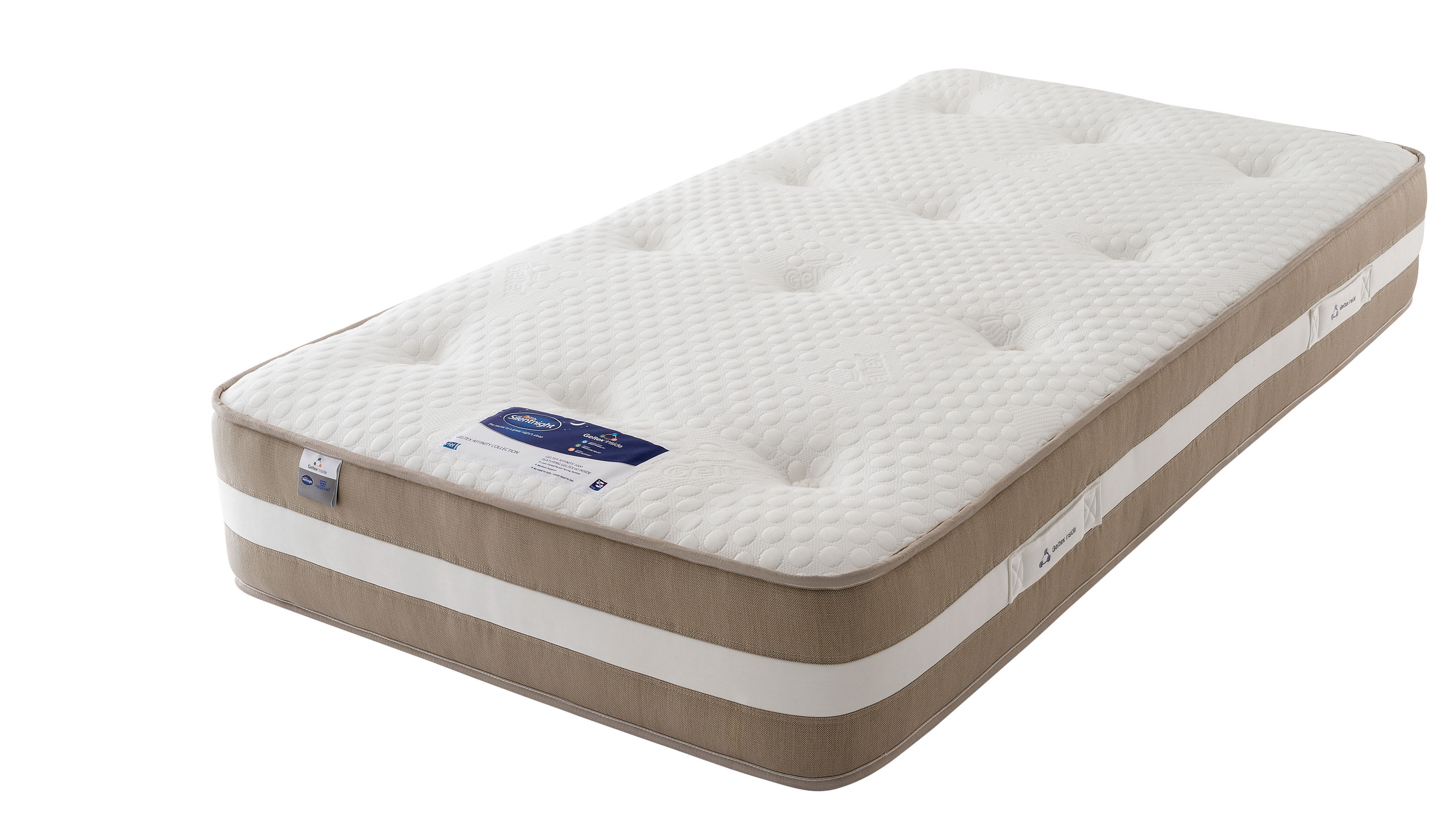 Silentnight Geltex Single Mattress Departments DIY at B&Q