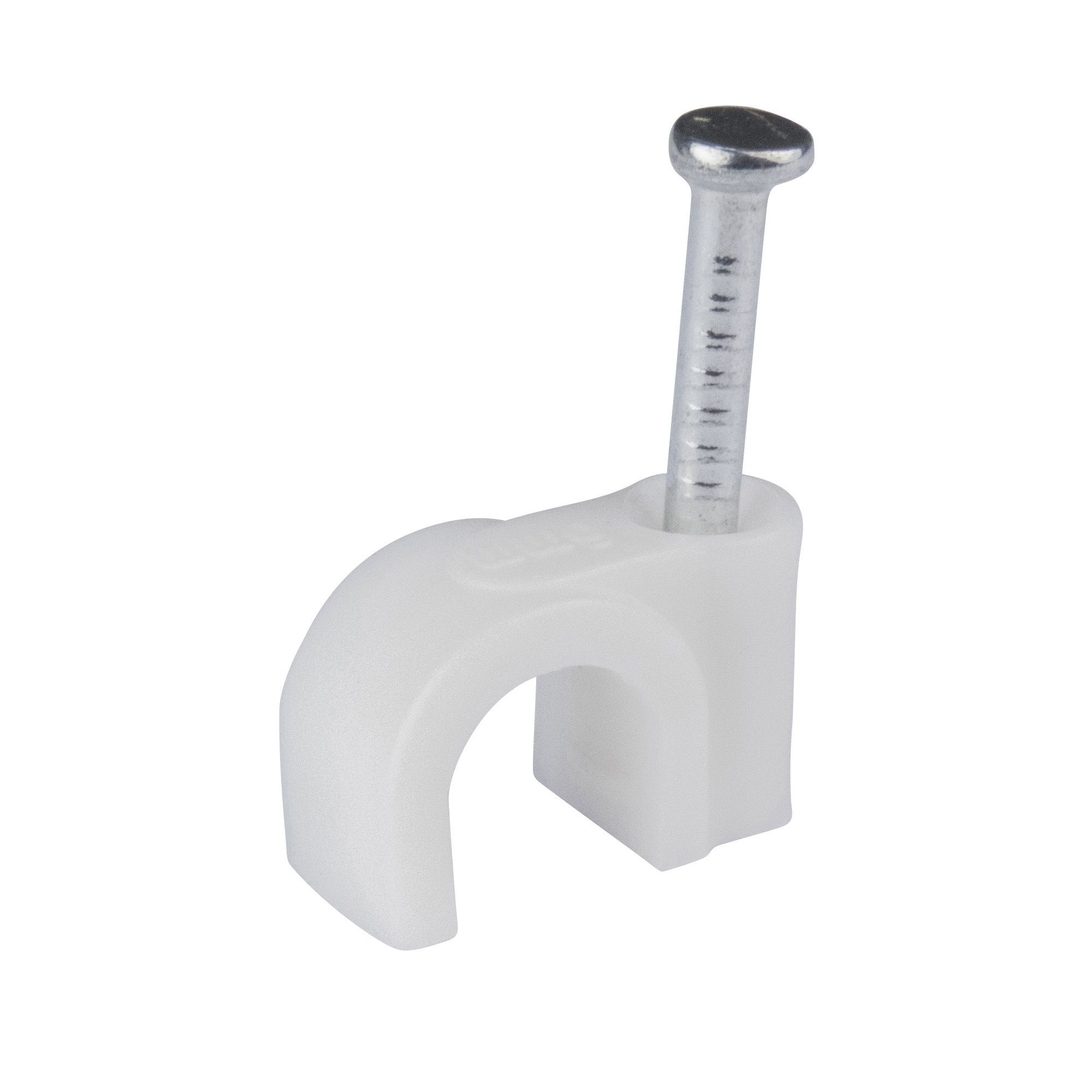Tristar White 6mm Coaxial Cable Clips, Pack of 25 Departments DIY