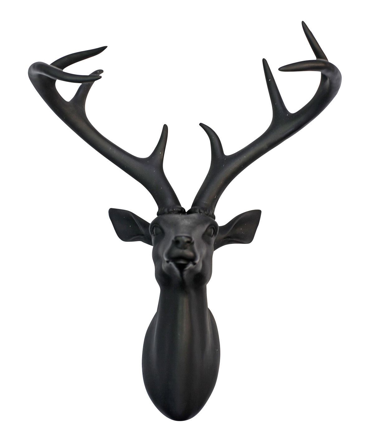Stag Black Wall Ornament (W)430mm (H)430mm | Departments | DIY at B&Q