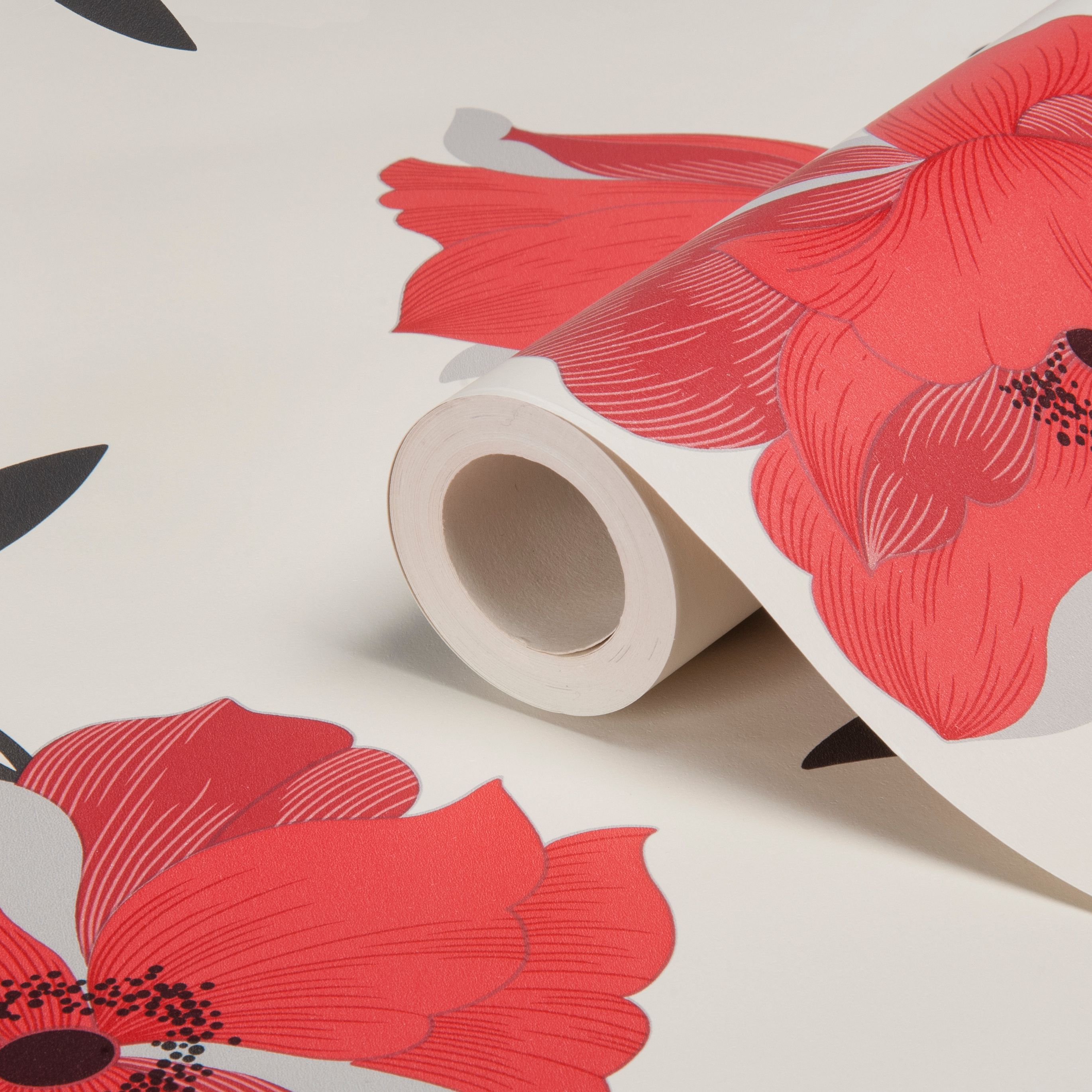 Arthouse Opera Charleston Red Floral Wallpaper | Departments | DIY at B&Q