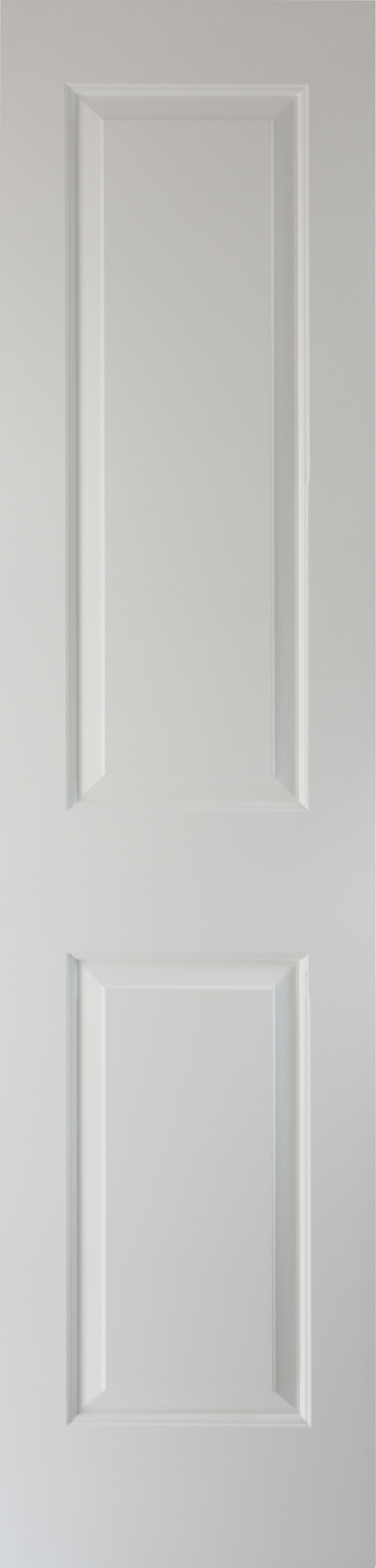 2 Panel Primed White Primed Cupboard Door, (H)1981mm (W)457mm ...