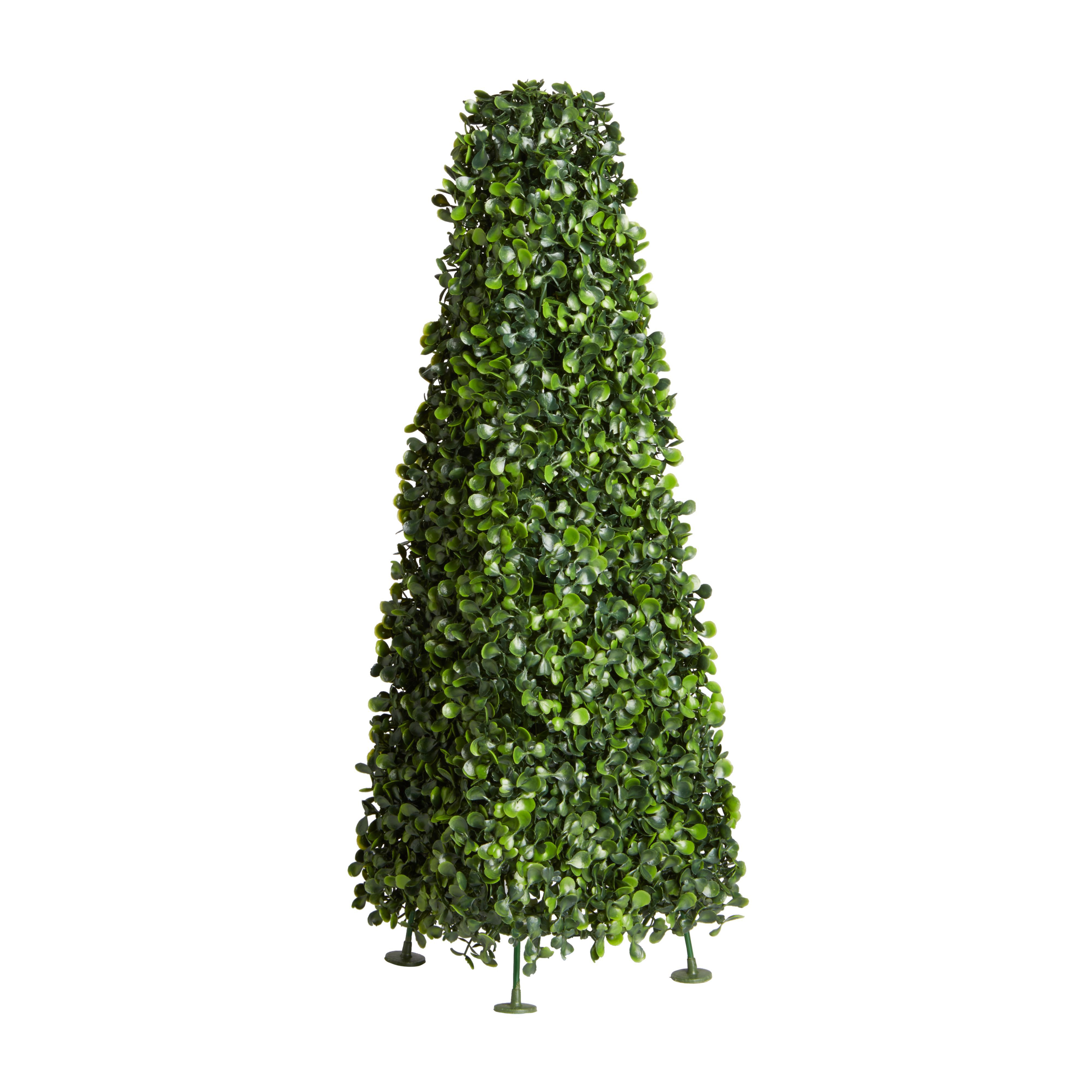 Smart Garden Boxwood Artificial topiary obelisk 200 mm | Departments | DIY at B&Q