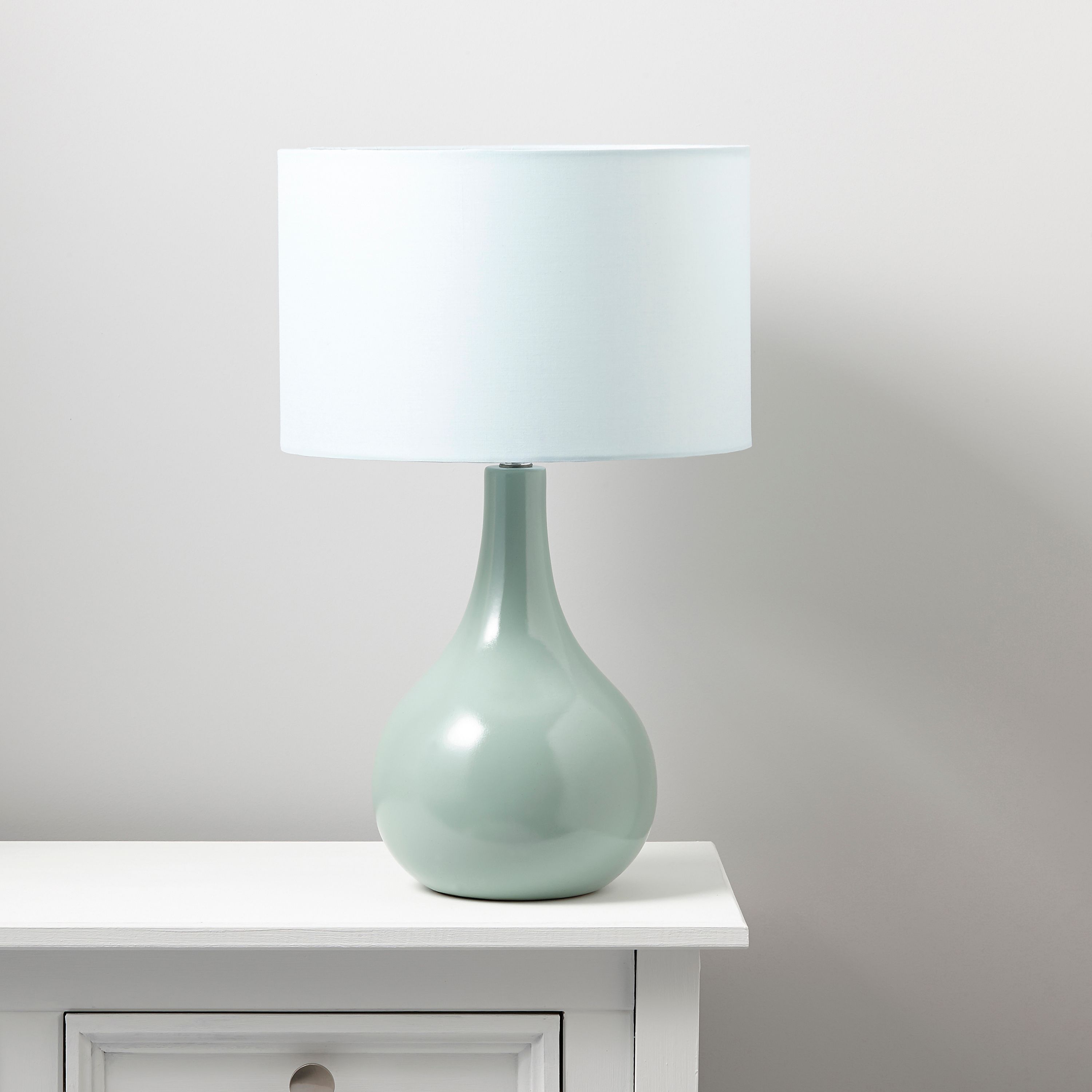 duck egg bedside lamps