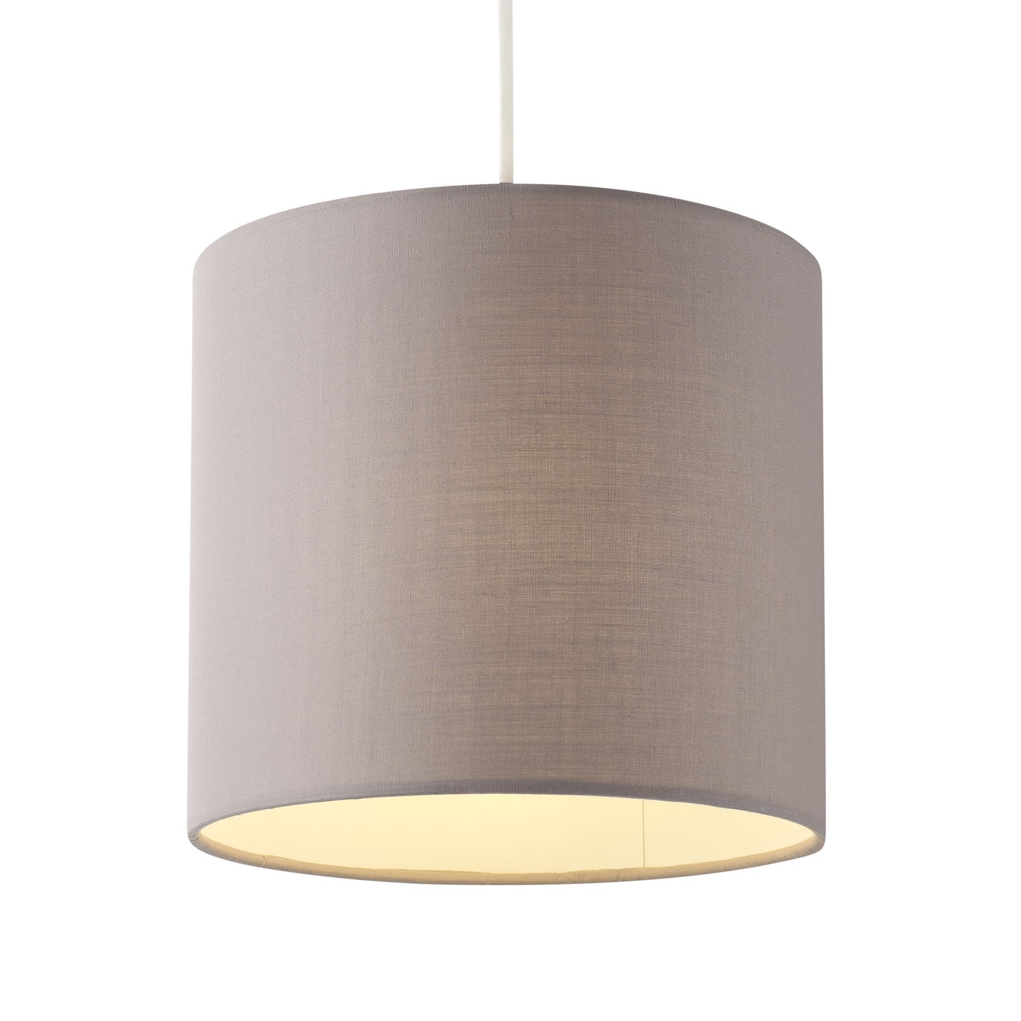 Colours Haymarket Dove Grey Light Shade D20cm Departments Diy At Bandq 8163