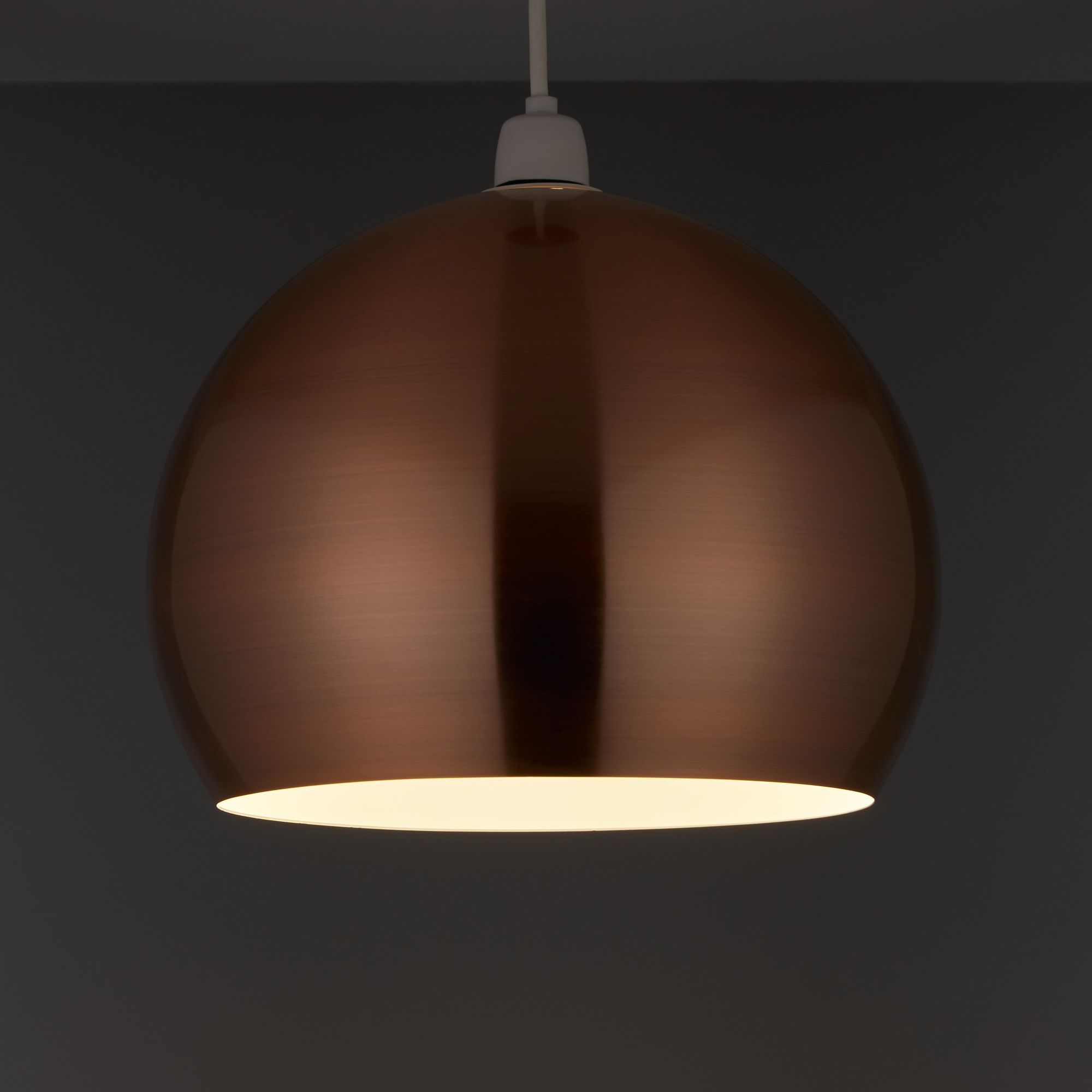 Nell Copper effect Light shade (D)280mm | Departments ...