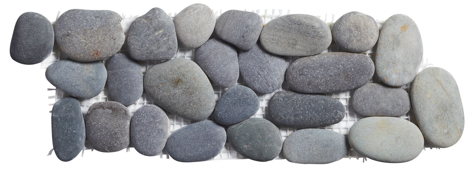 Pebble Grey Pebble Ceramic Border tile, (L)300mm (W)100mm Departments