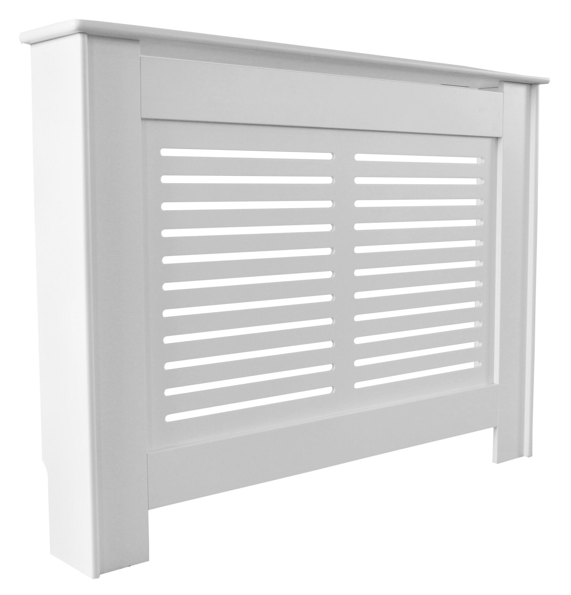 Suffolk Medium White Painted Radiator Cover Departments Diy At B Q