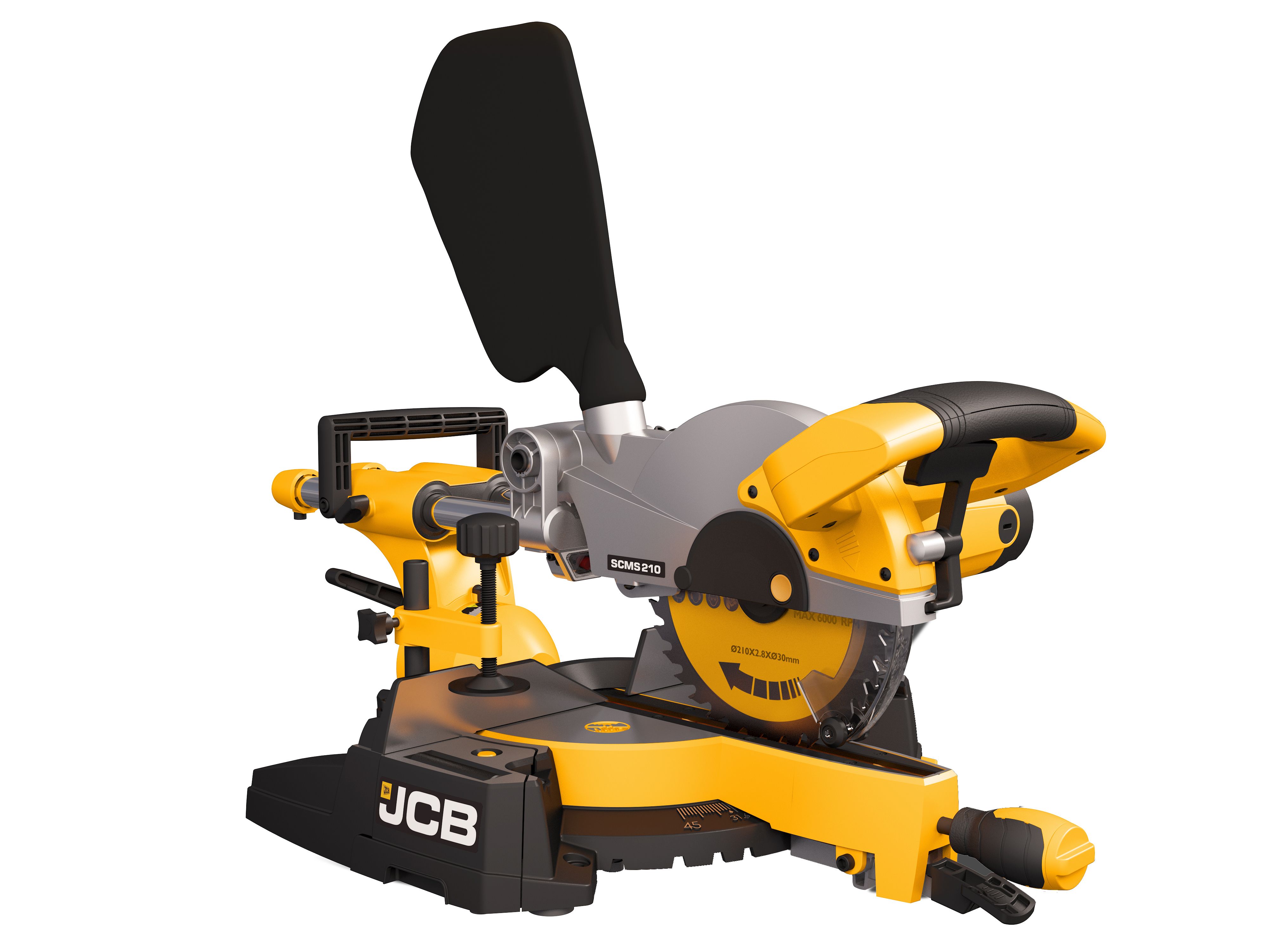 JCB 1400W 230V 210mm Sliding Mitre Saw JCB-SCMS210 | Departments | DIY ...