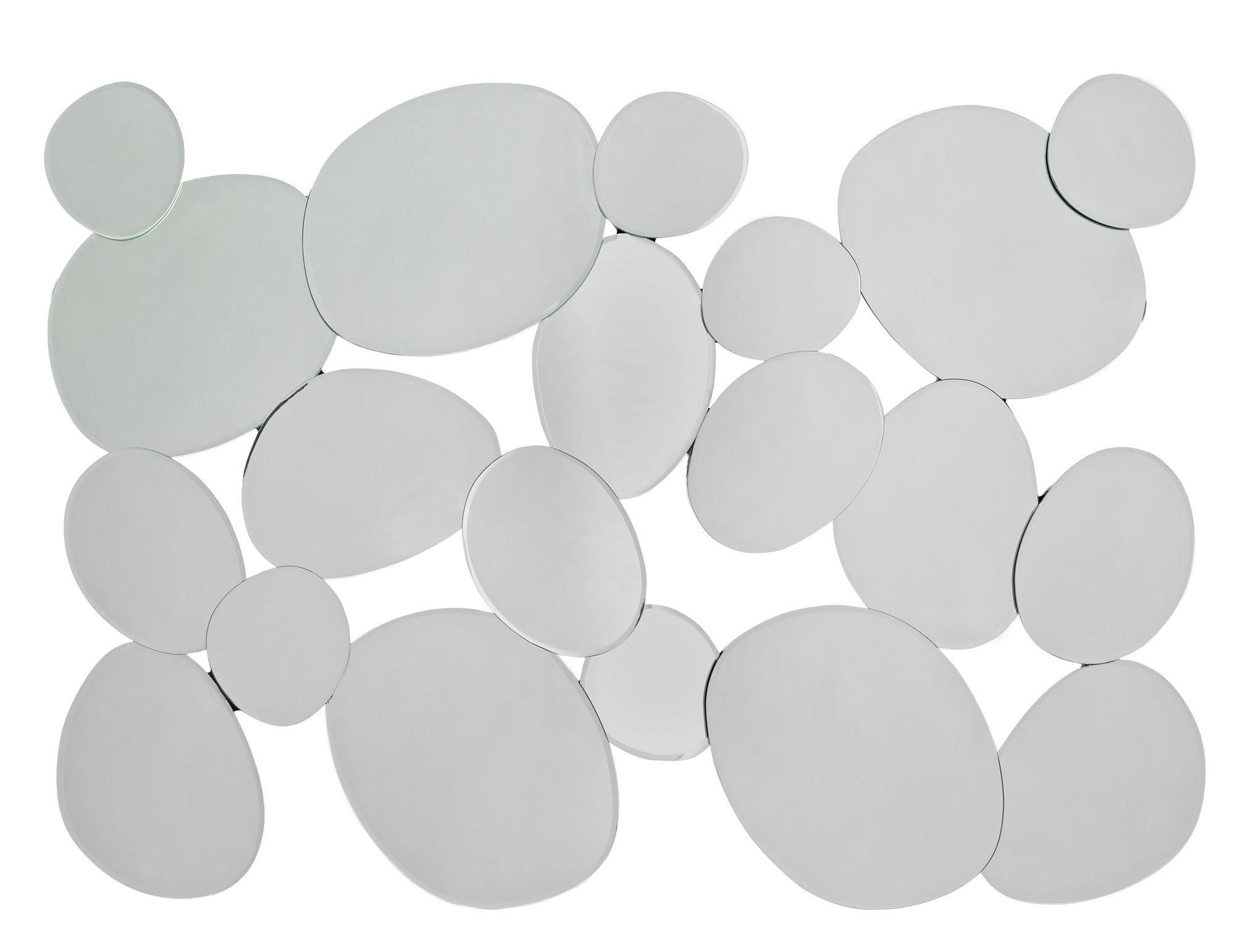 Colours Mirrored Frameless Bubble Mirror (H)915mm (W) 660mm