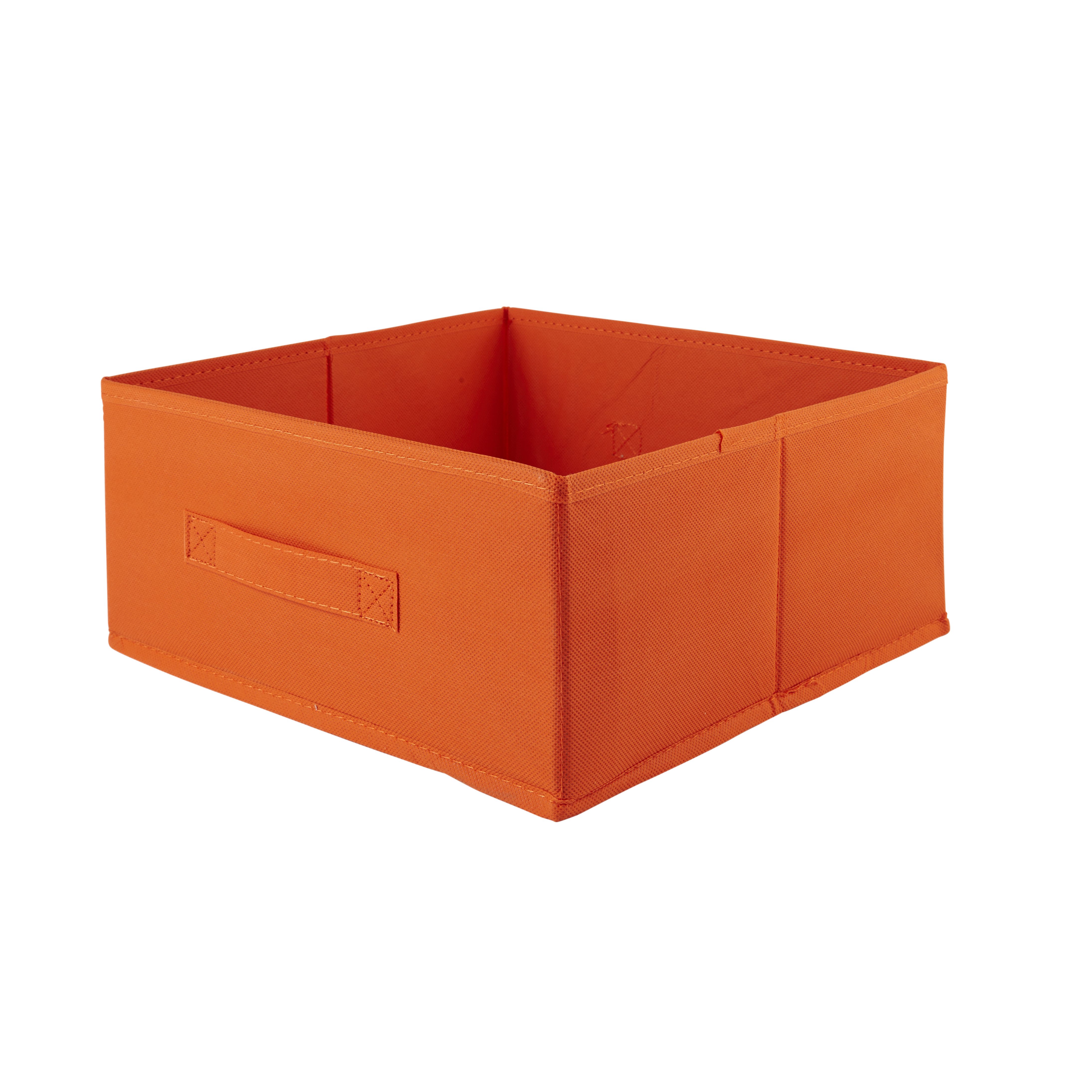 Form Mixxit Orange Plastic Storage Box Departments DIY at B&Q