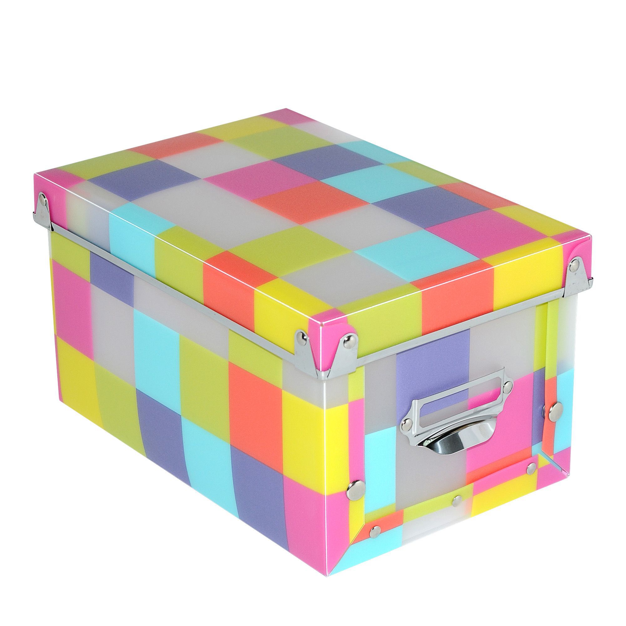 Form Pixel Multicolour Plastic Storage Box Departments DIY at B&Q
