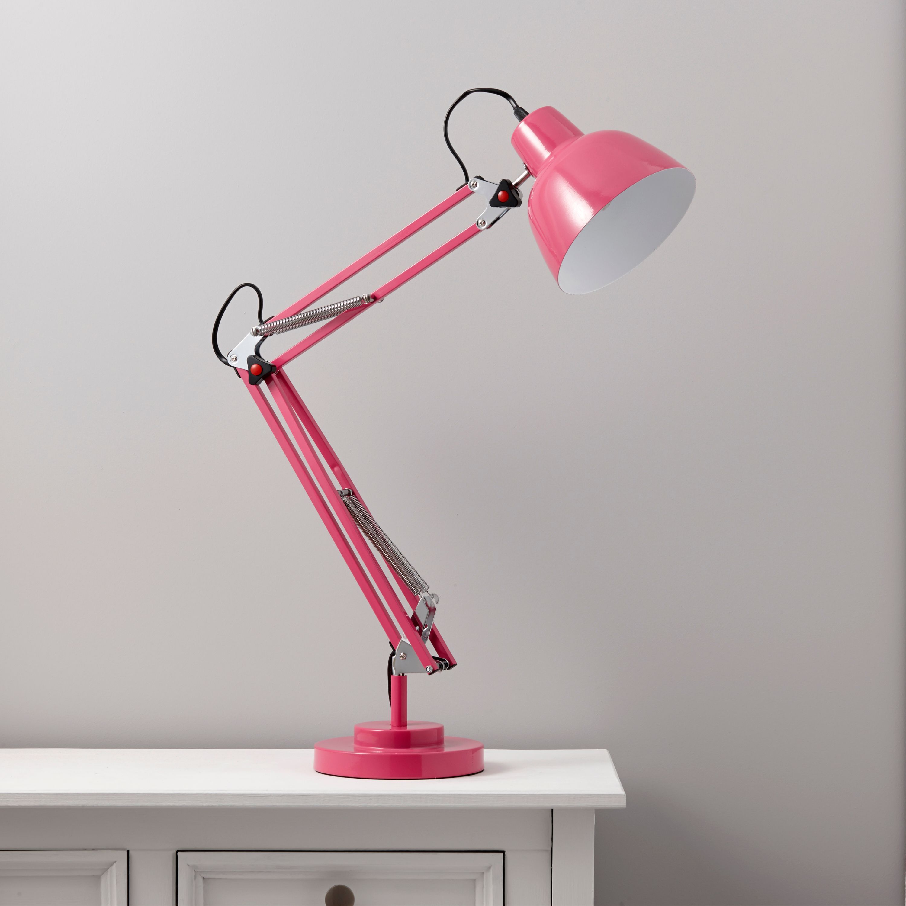 fuschia pink table lamp