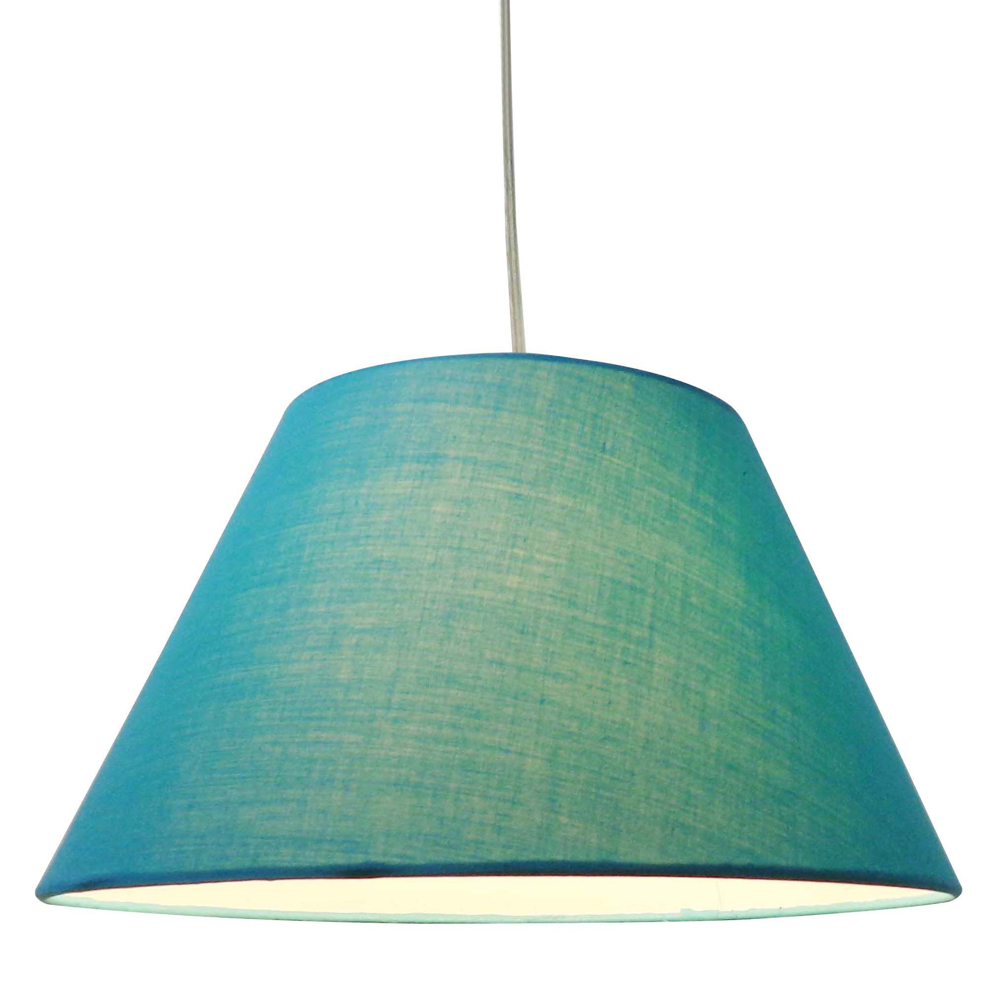 Colours Eos Scarab blue Light shade (D)305mm | Departments | DIY at B&Q