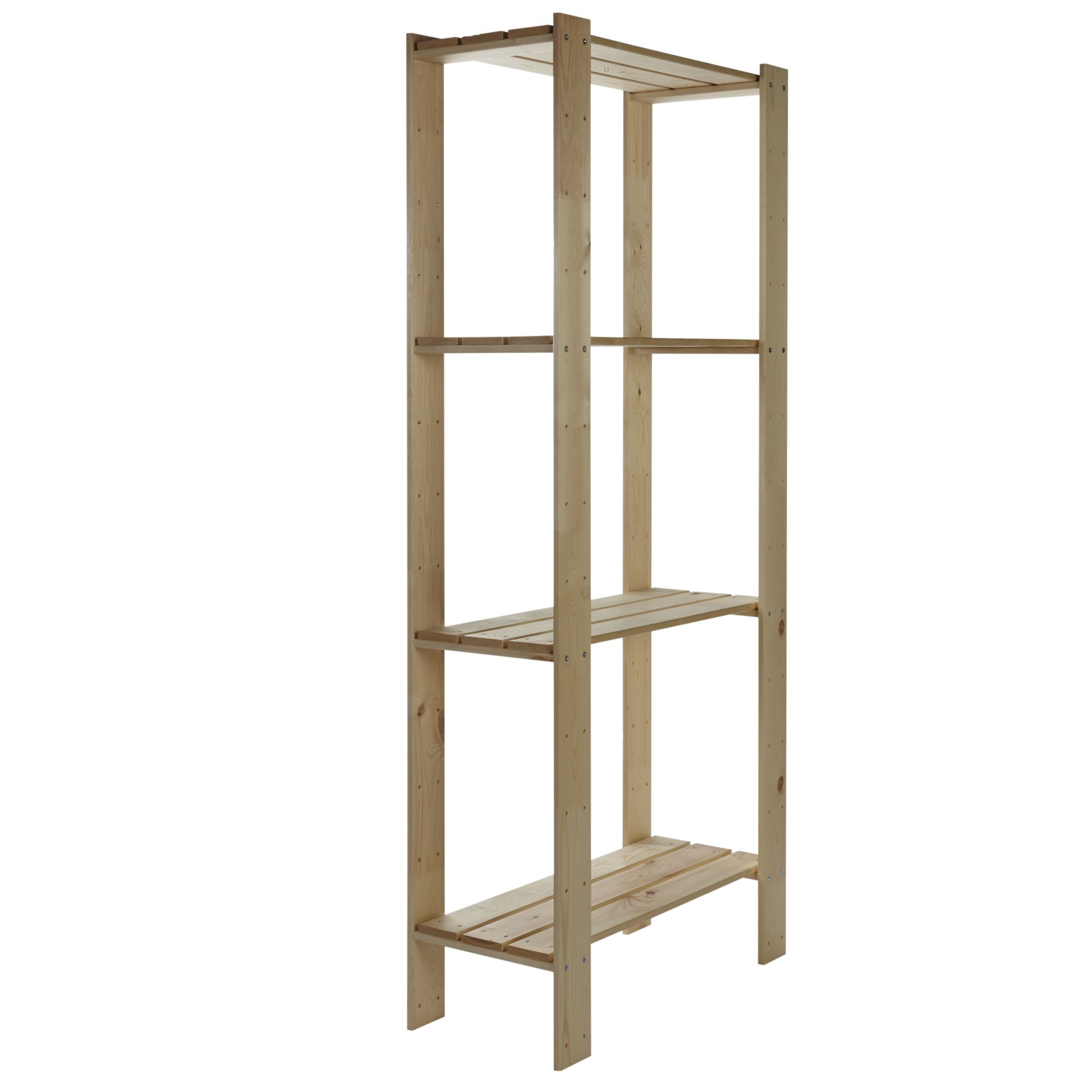 Form 3 Shelf Shelving Unit (H)1740mm (W)750mm (D)340mm Departments