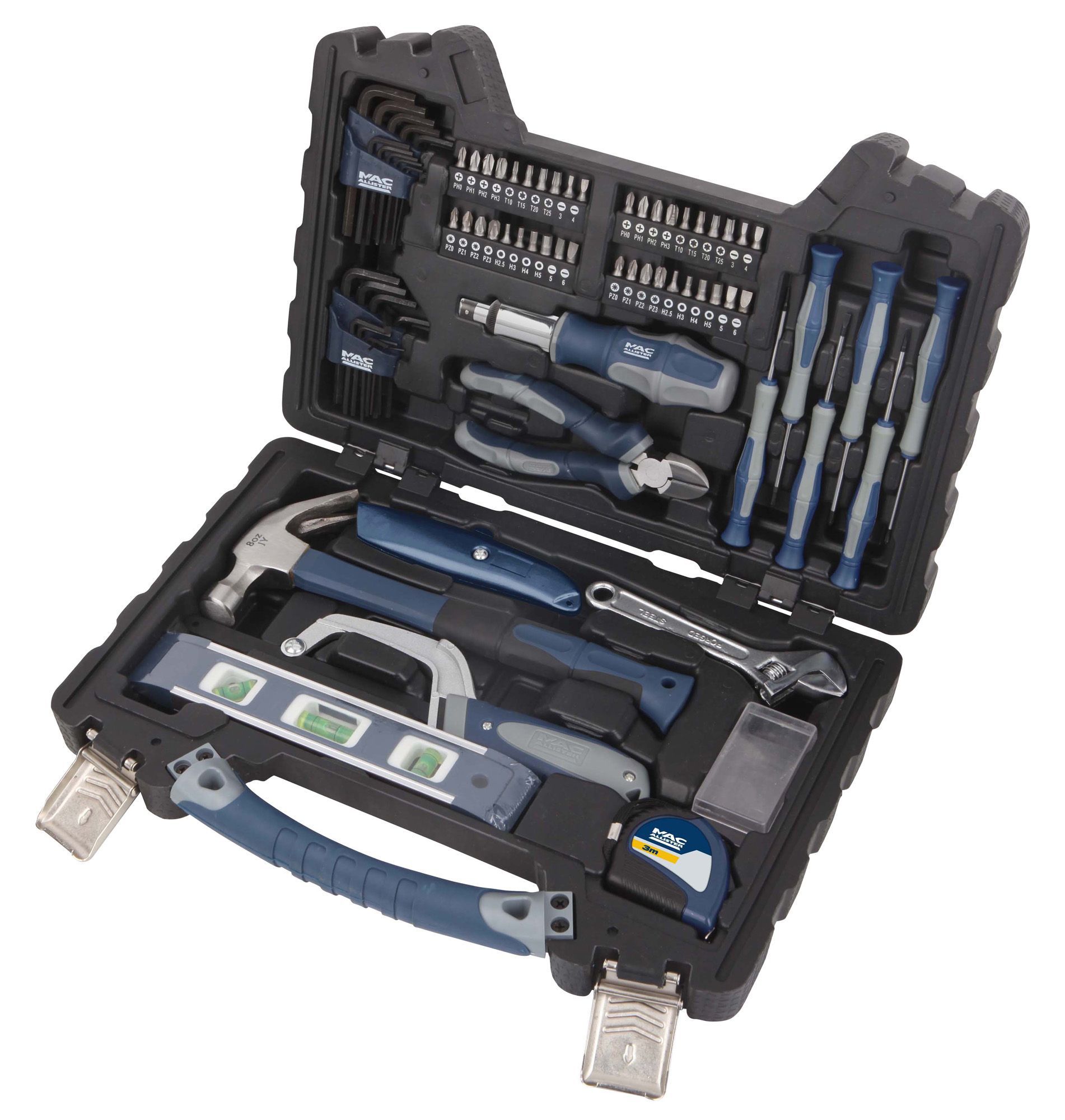 Mac Allister 1 Piece Tool Kit Departments DIY at B&Q