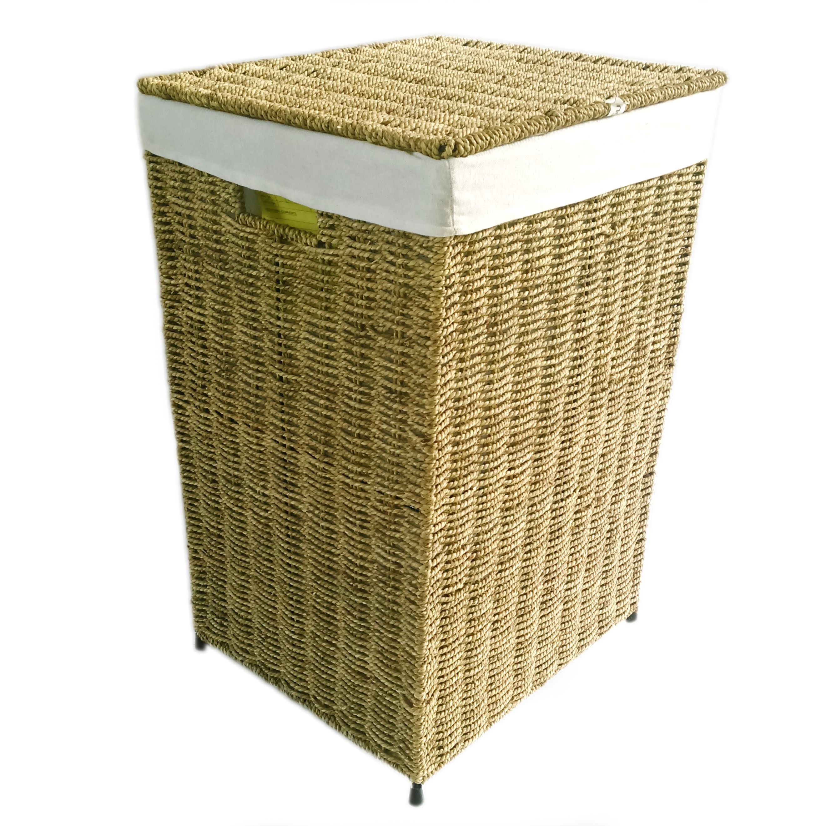 Nature Natural Laundry bin (H)58cm (W)38cm Departments DIY at B&Q