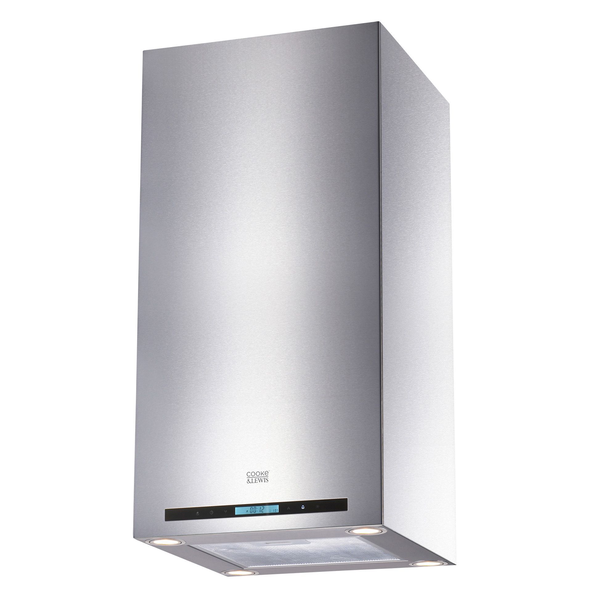 Cooke & Lewis CLIBH11 Stainless Steel Island Cooker Hood, (W) 900mm Departments DIY at B&Q