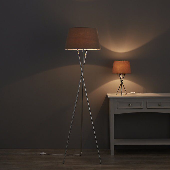 feather floor lamp b&q
