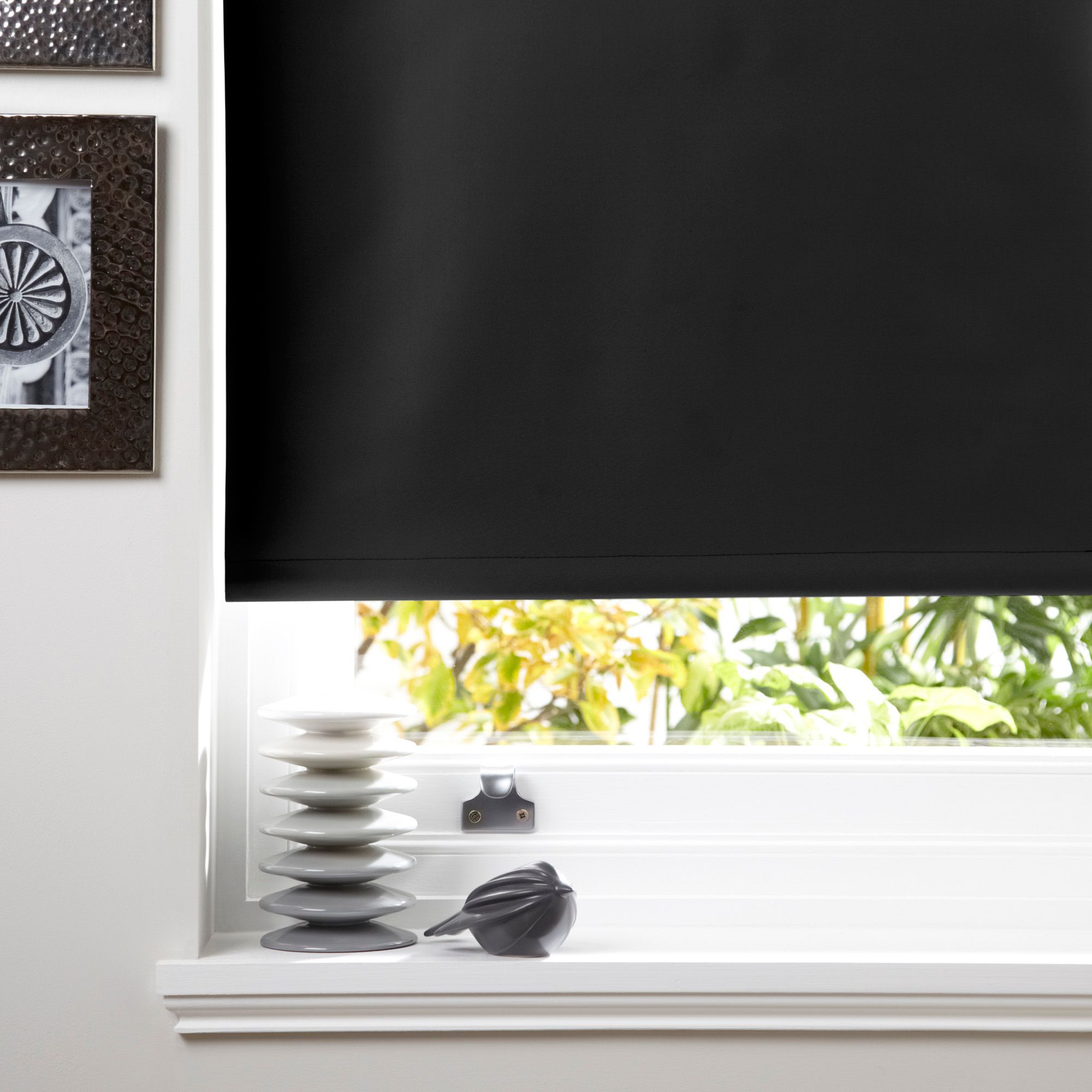 Colours Kona Corded Black Roller Blind (L)160 Cm (W)180 Cm ...