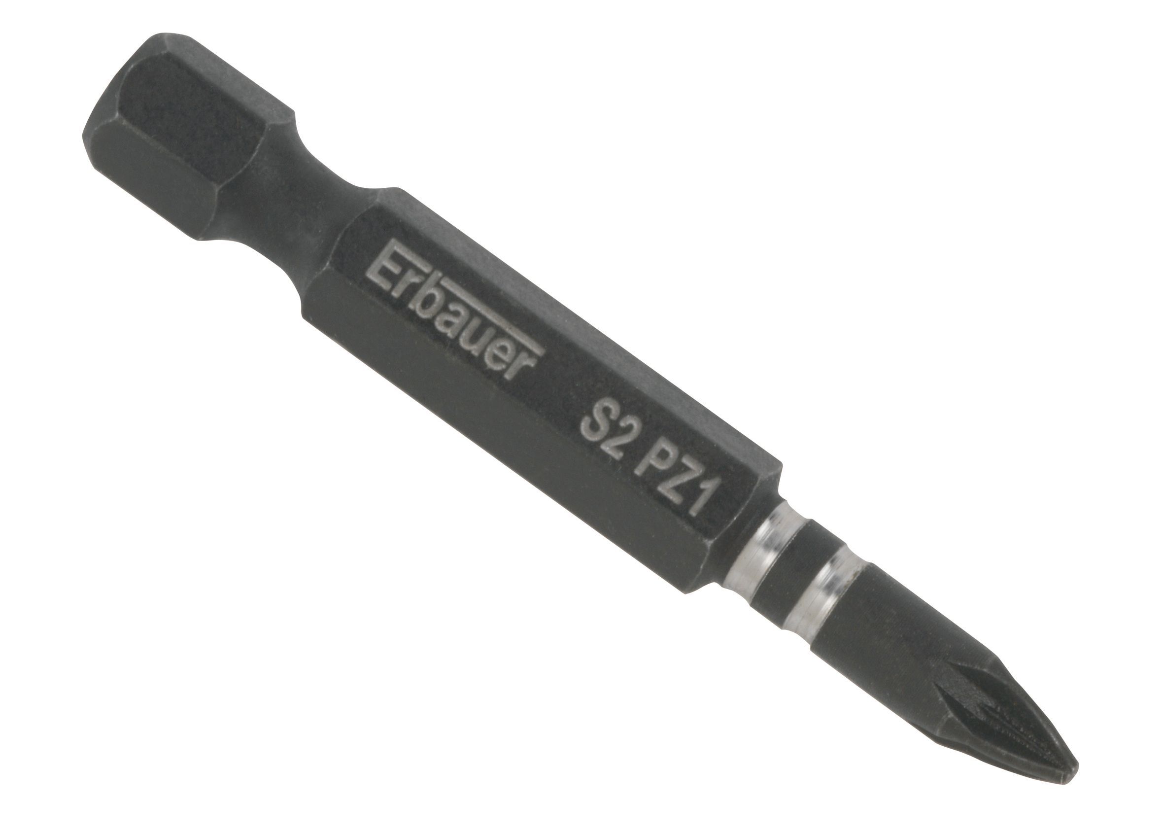 Erbauer PZ1 Impact Screwdriver bits 50mm, Pack of 3 Departments DIY