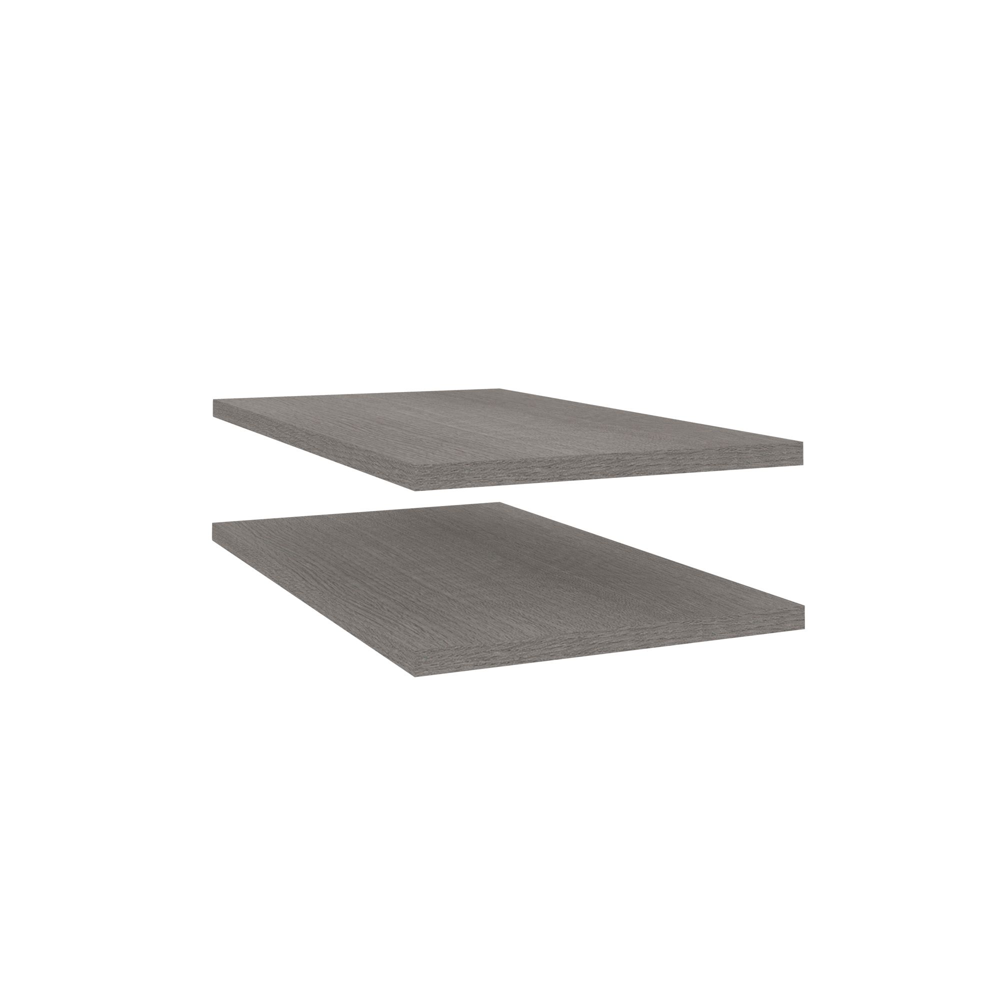 Darwin Modular Grey Oak Effect Internal Corner Shelf Kit L 272mm