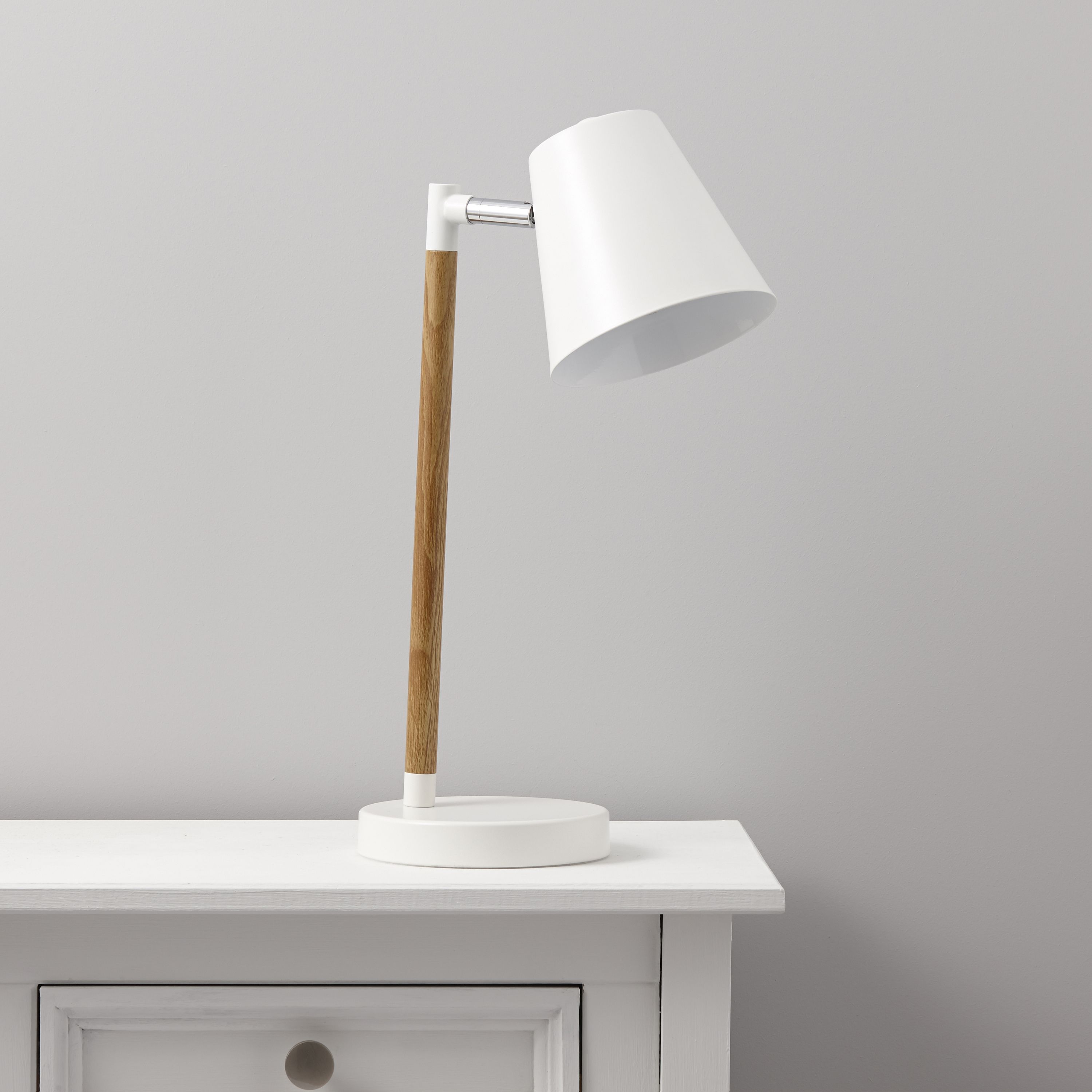 Adelsbury White Table Lamp | Departments | DIY at B&Q