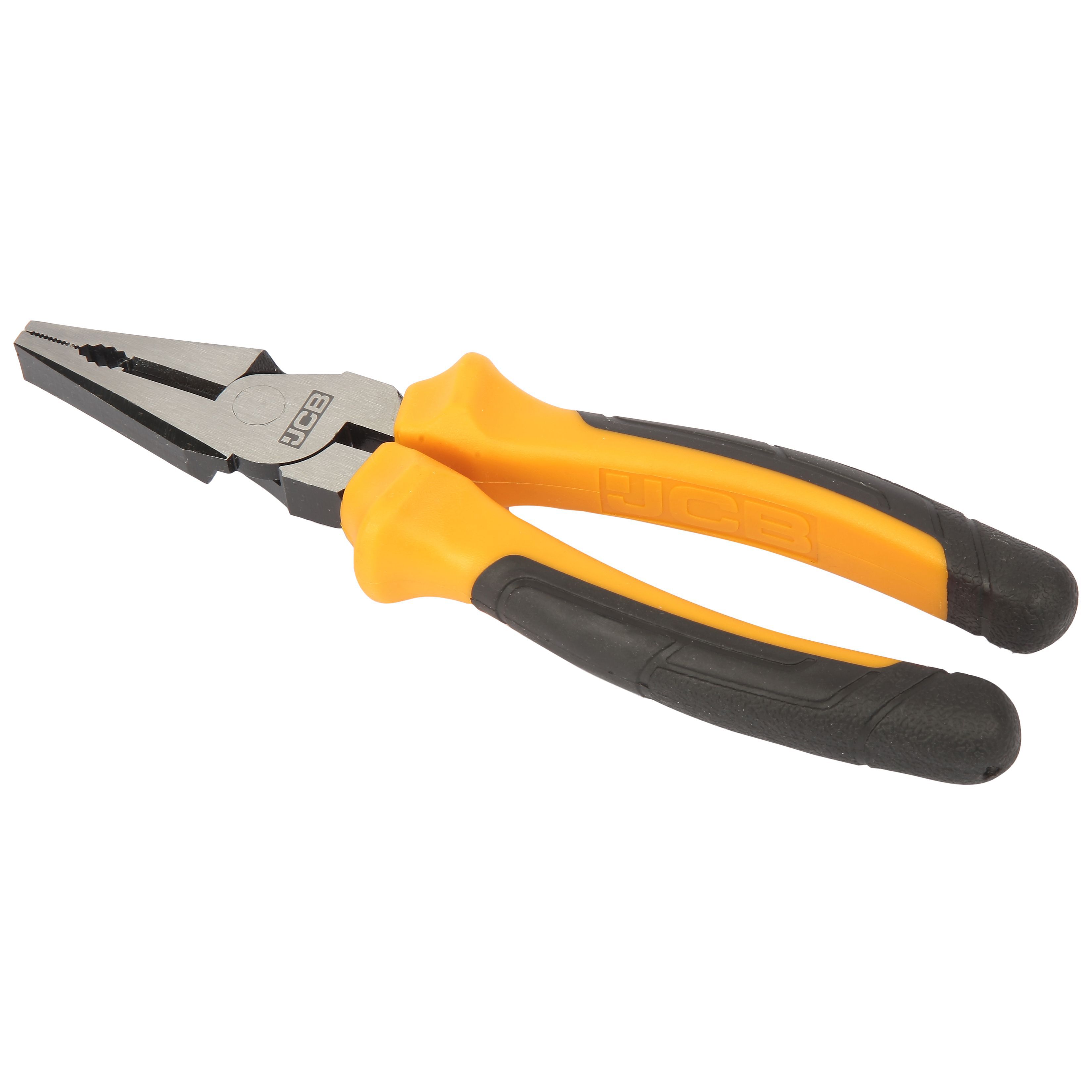 JCB 180mm High Leverage Combination Pliers | Departments | DIY at B&Q