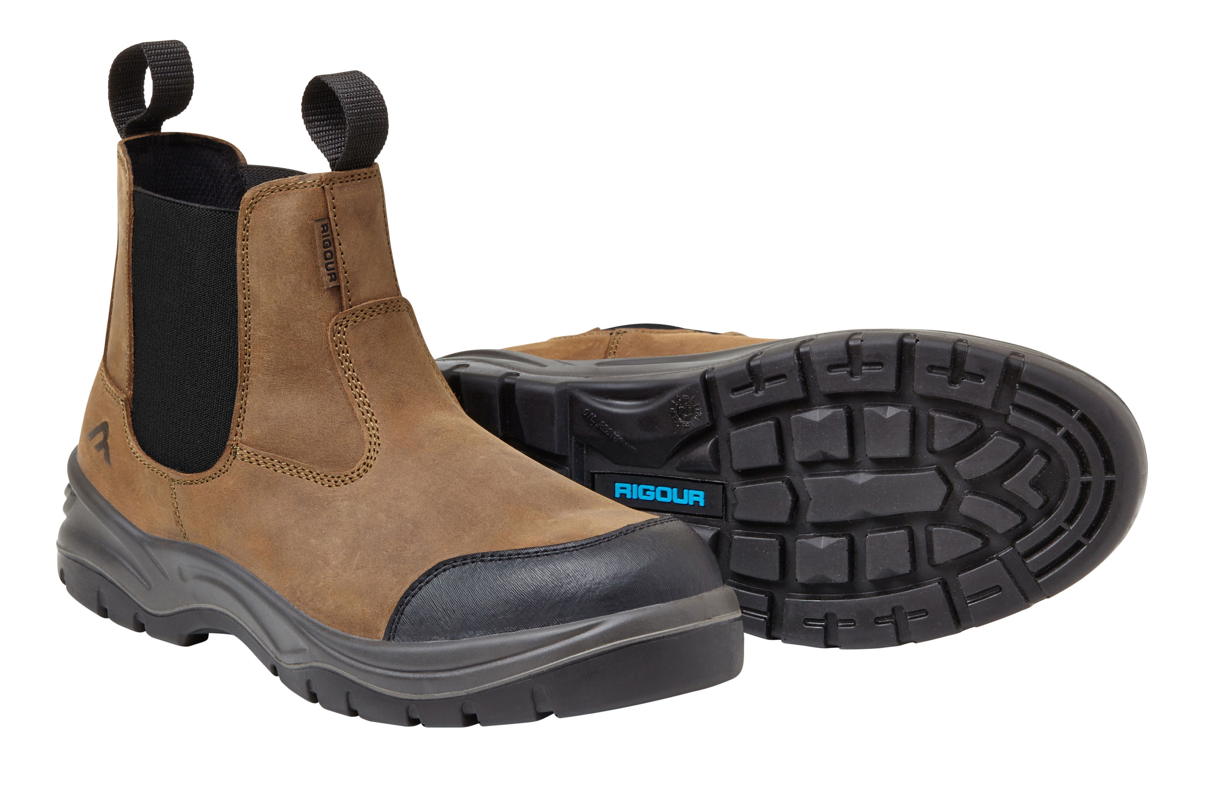 Rigour Brown Dealer boots, Size 11 | Departments | DIY at B&Q