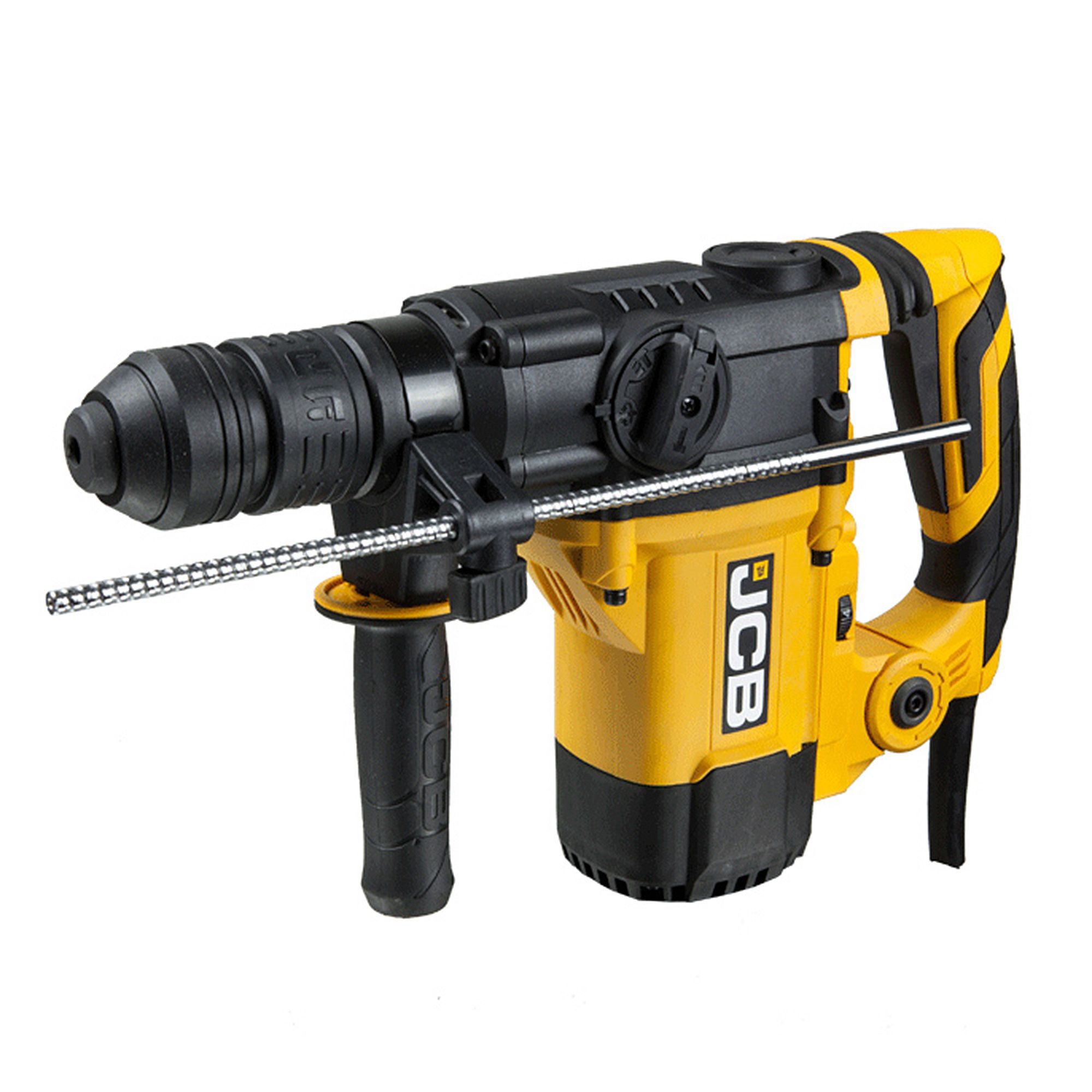 JCB 920W Corded SDS Plus Brushed Hammer Drill PDH32J2 | Departments ...