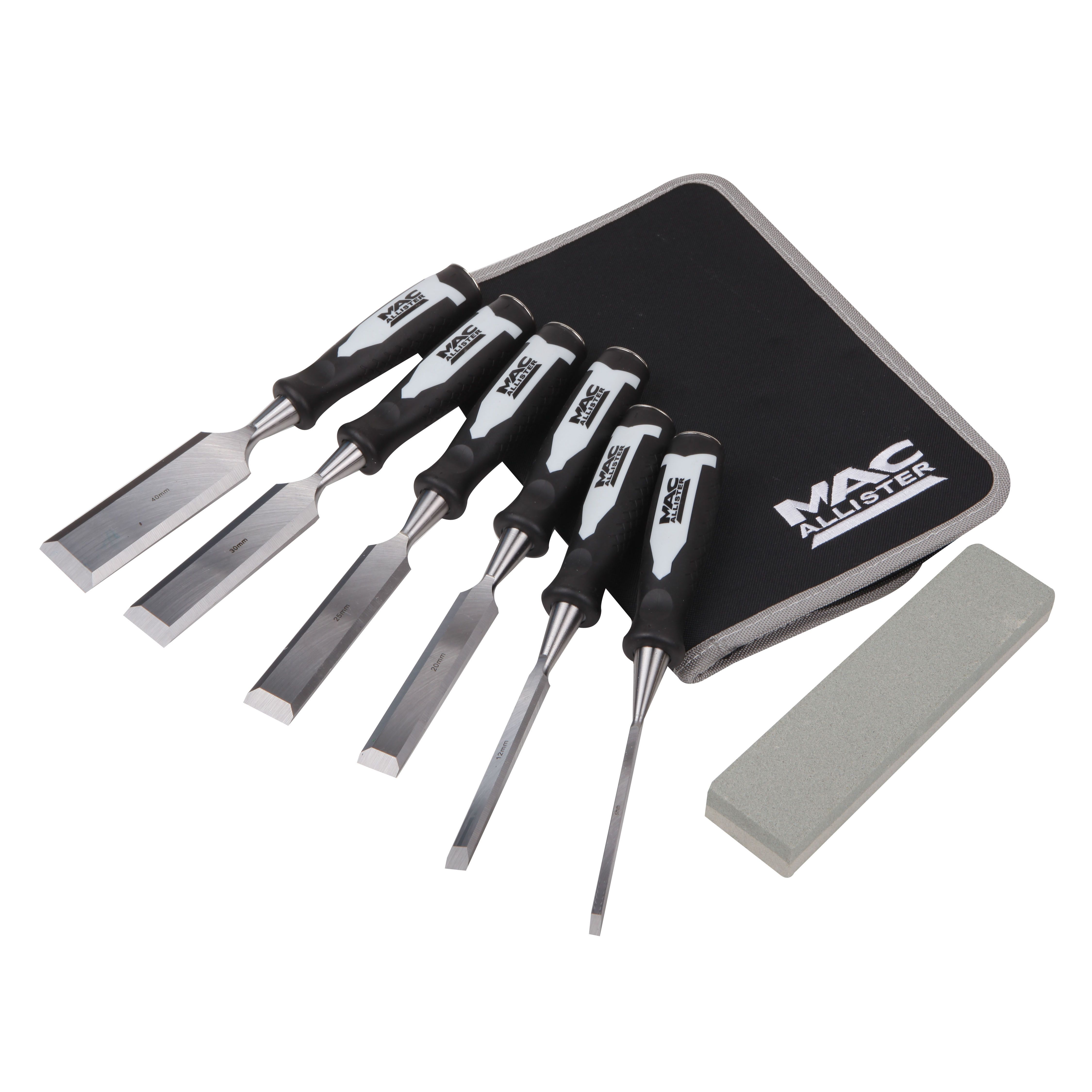 Mac Allister Chisel Set, Set of 7 Departments DIY at B&Q