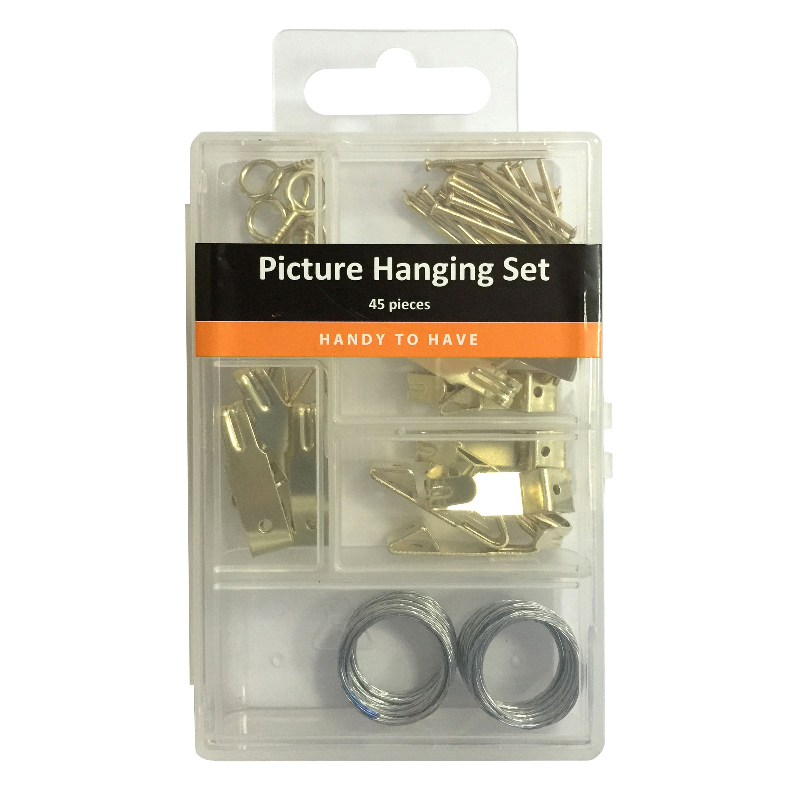 B&Q Handy To Have Picture Hanging Kit, 45 Piece | Departments | DIY At B&Q