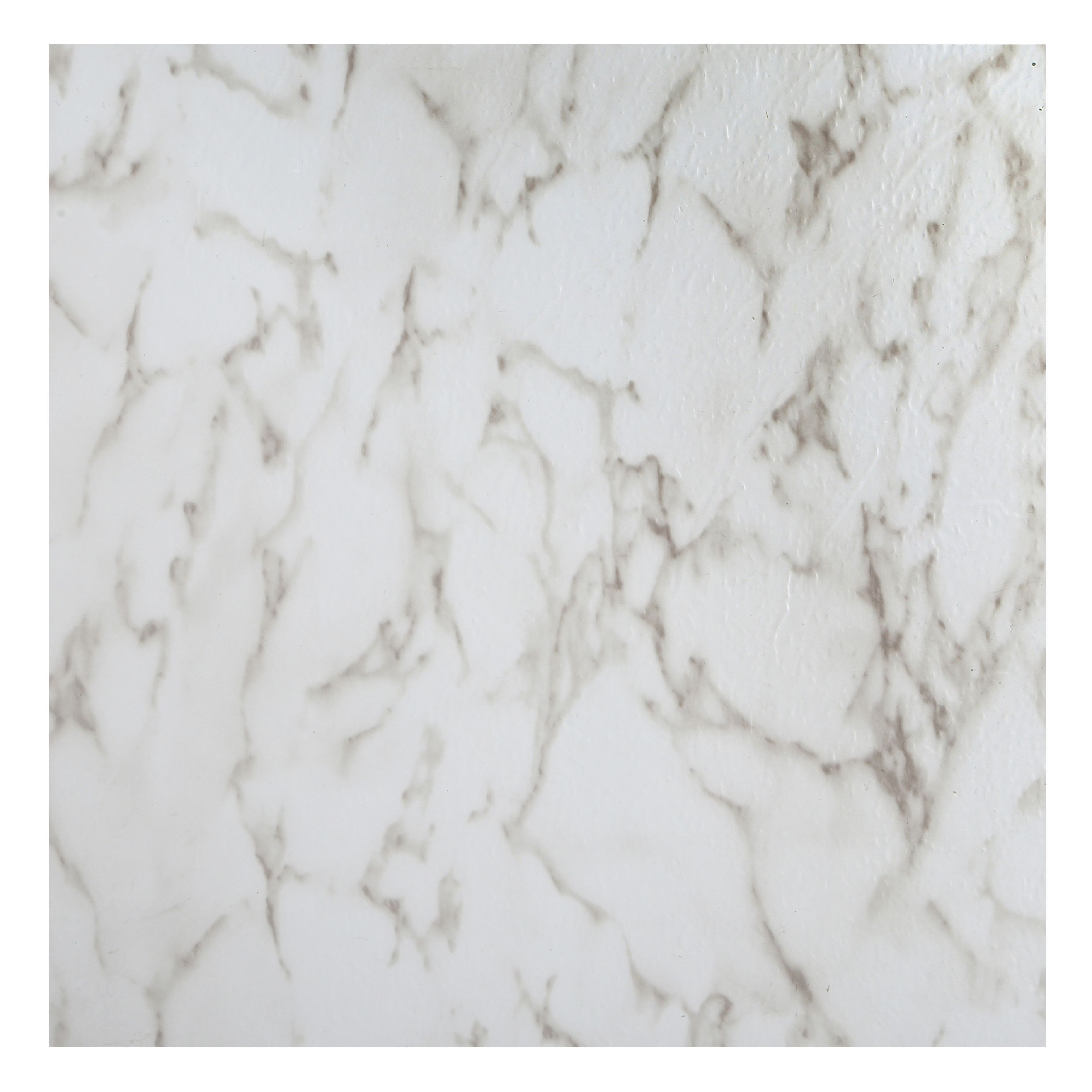 Colours White Marble Effect Self Adhesive Vinyl Tile 1 02m Pack