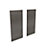 Form Oppen White & grey oak effect storage Reversible back panel (H)999mm