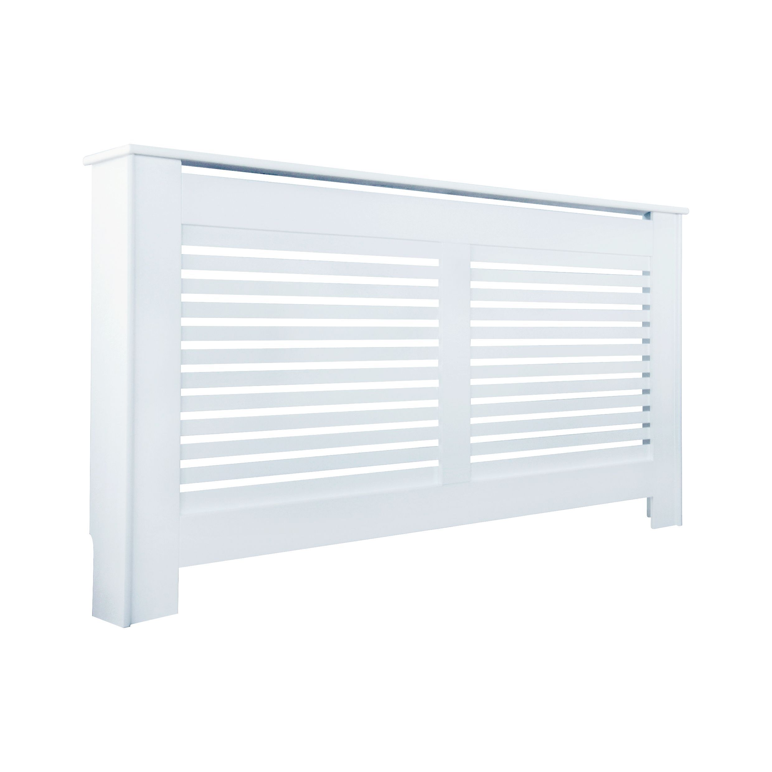 New suffolk Large White Painted Radiator cover Departments DIY at B&Q