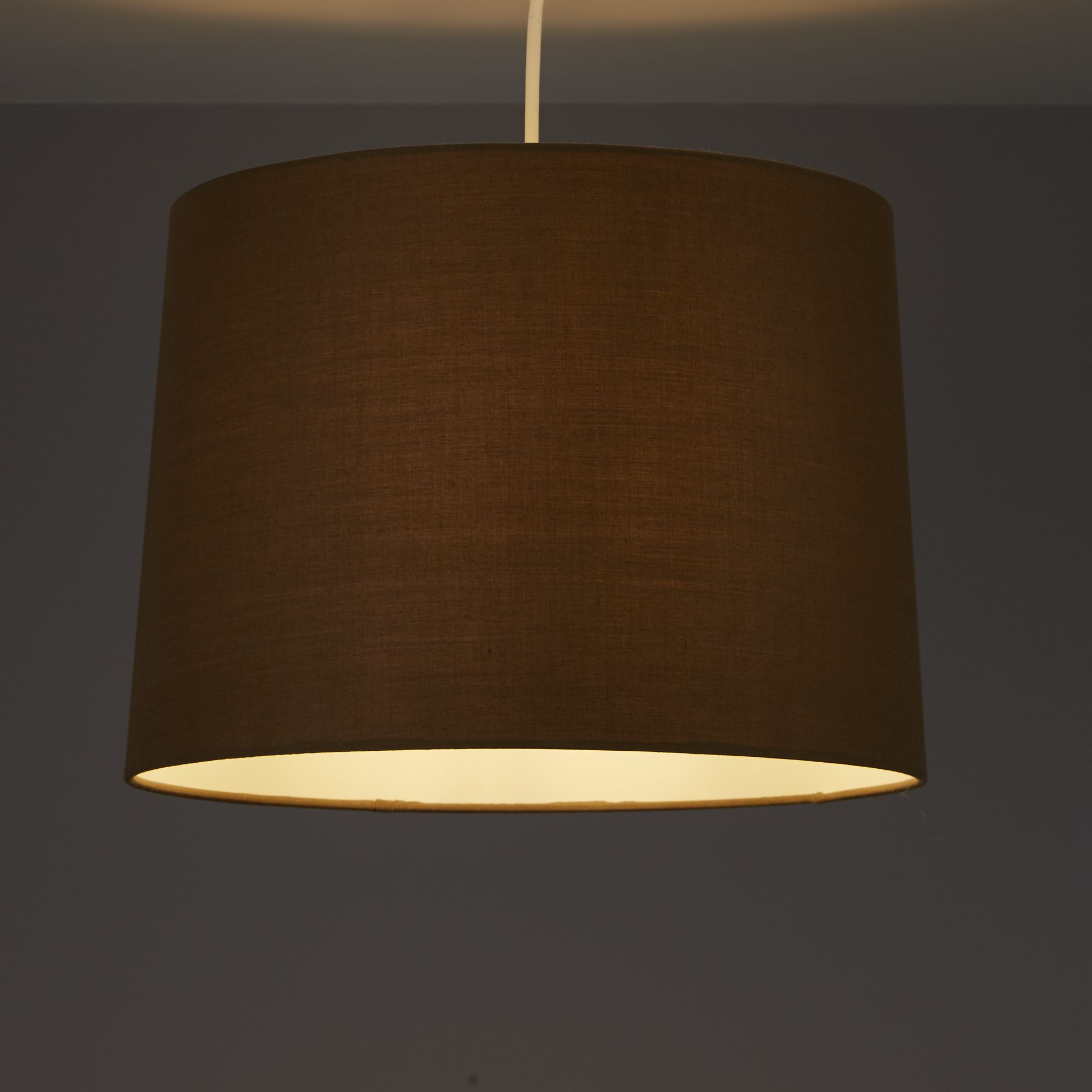 Colours Haine Pepper Light Shade (D)350mm | Departments | DIY At B&Q