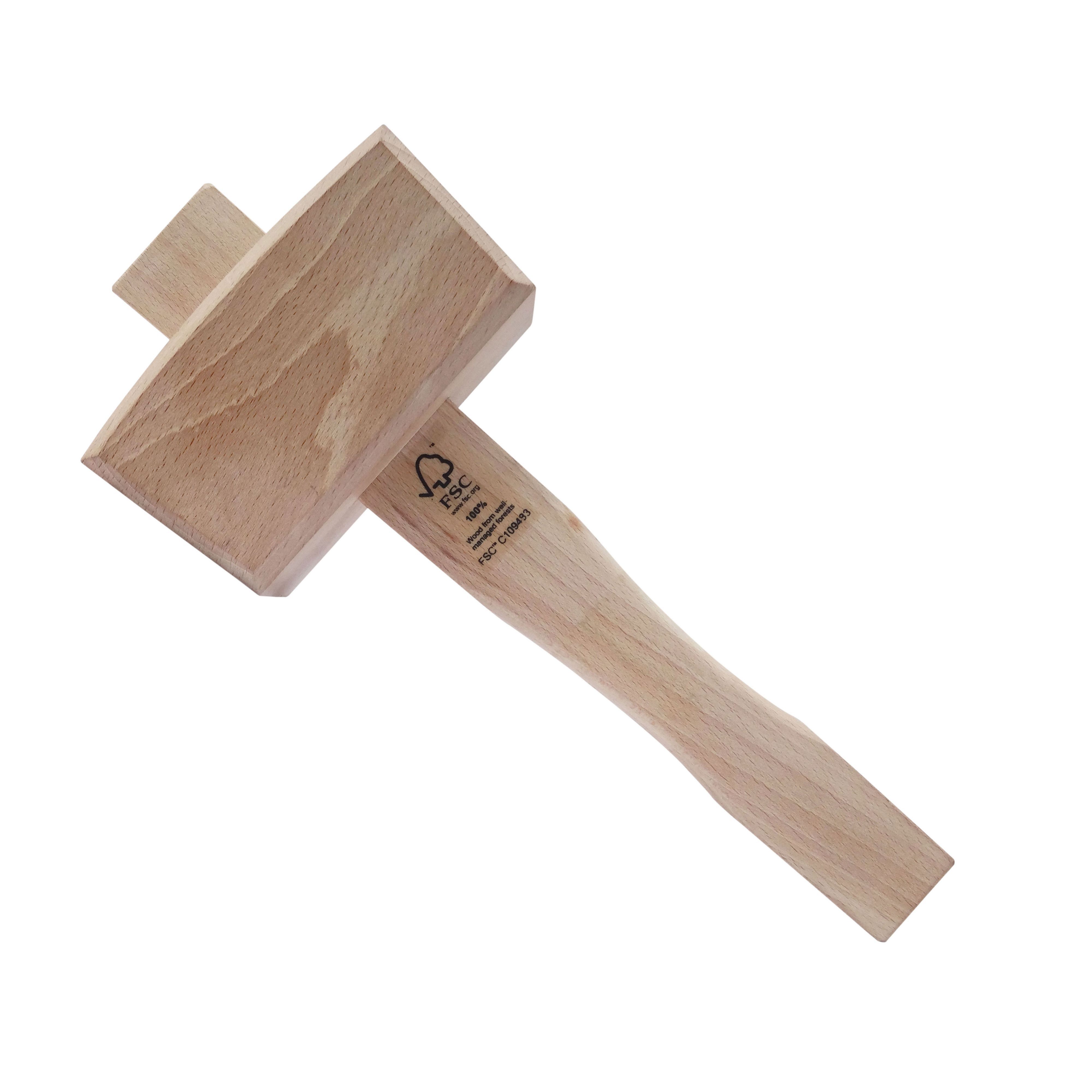 Mac Allister Beech Wood Joiner s Mallet Hammer 15.87Oz 