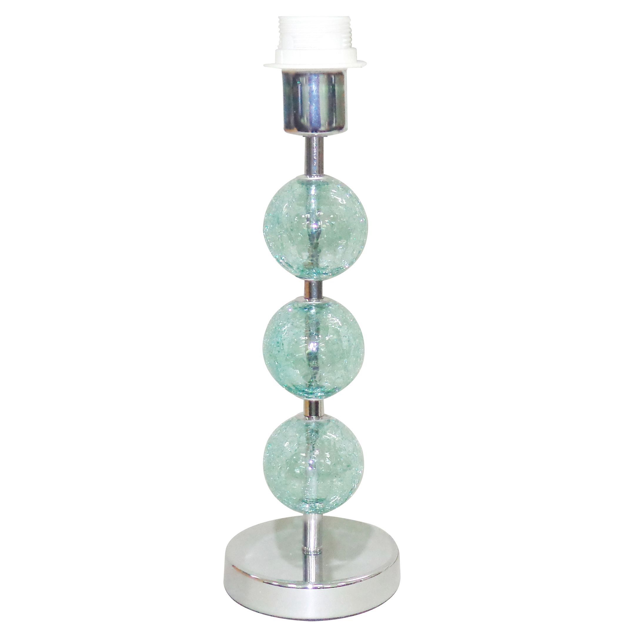 Artesia Duck Egg Crackled Glass Effect Table Lamp Base Of 1