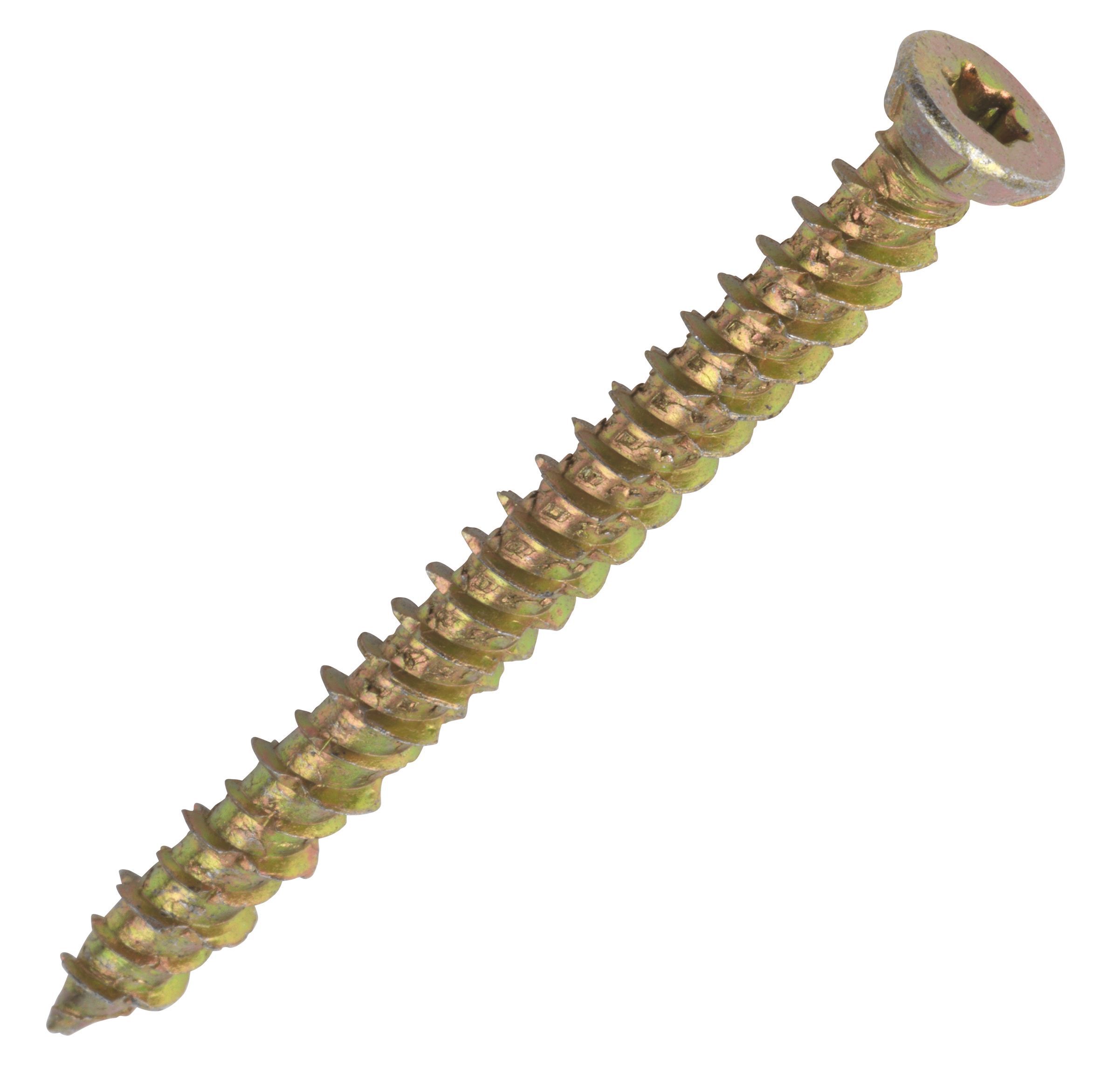 Easydrive Zincplated Steel Concrete Screw (Dia)7.5mm (L)110mm, Pack of