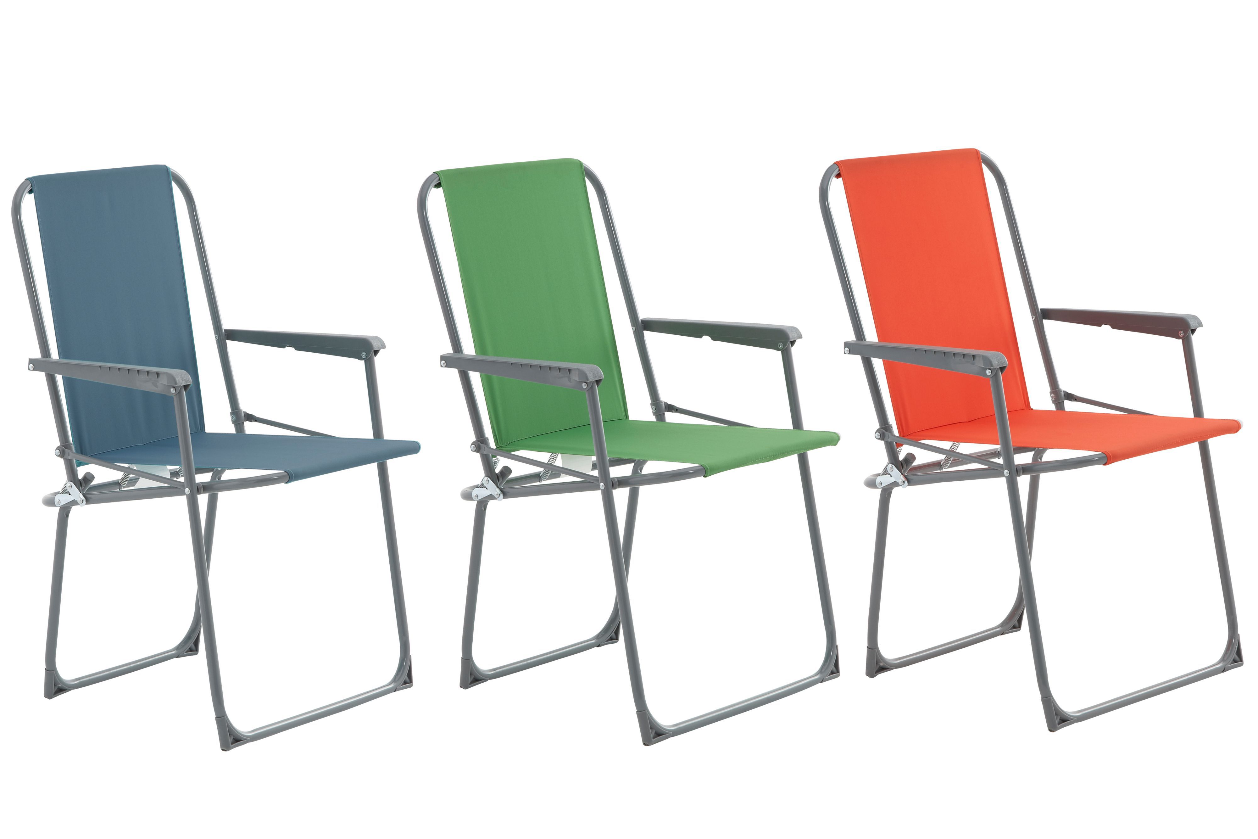 Curacao Multicolour Metal Picnic Chair Departments Diy At B Q