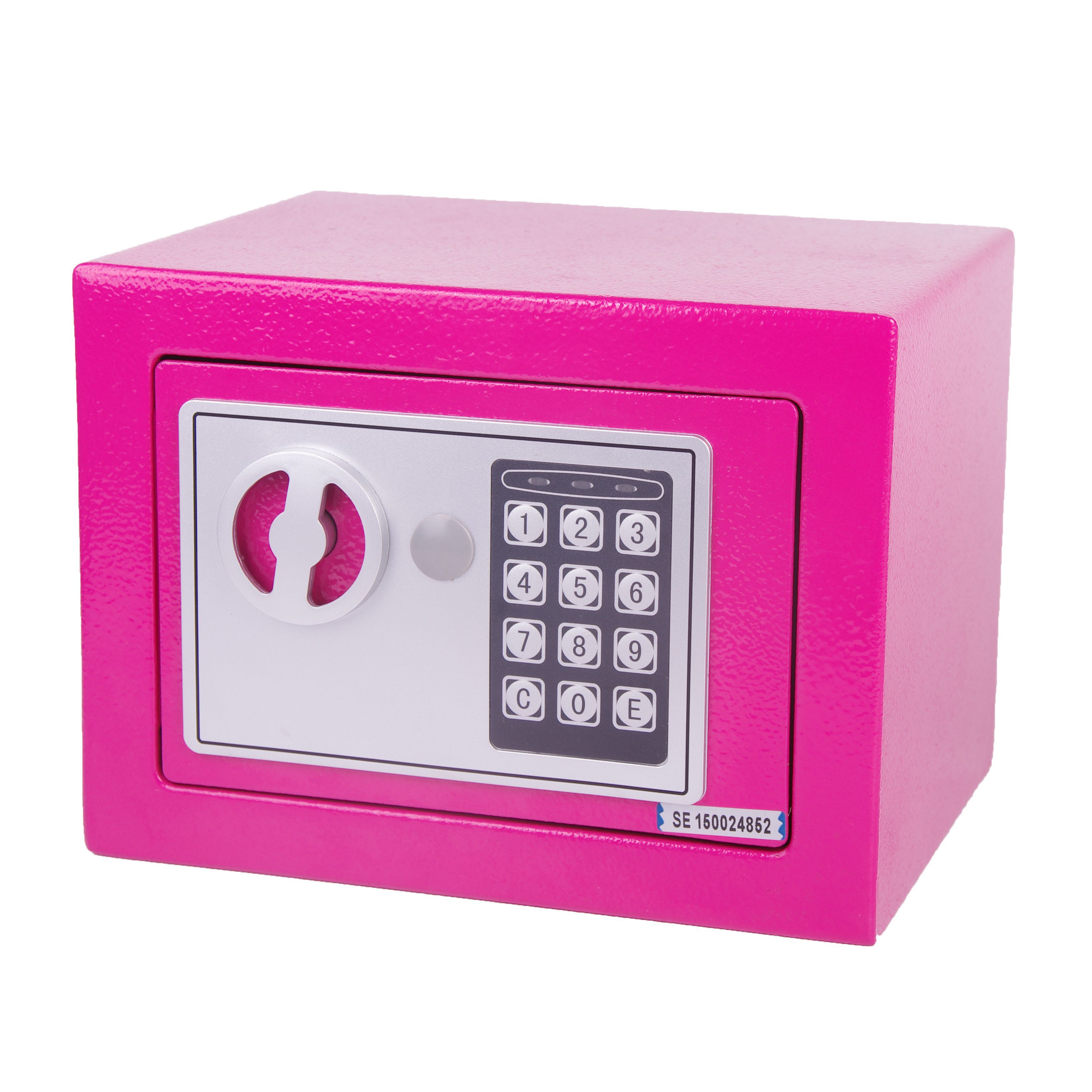 Diall 4500ml Digital Small Pink Electronic Safe | Departments | DIY at B&Q