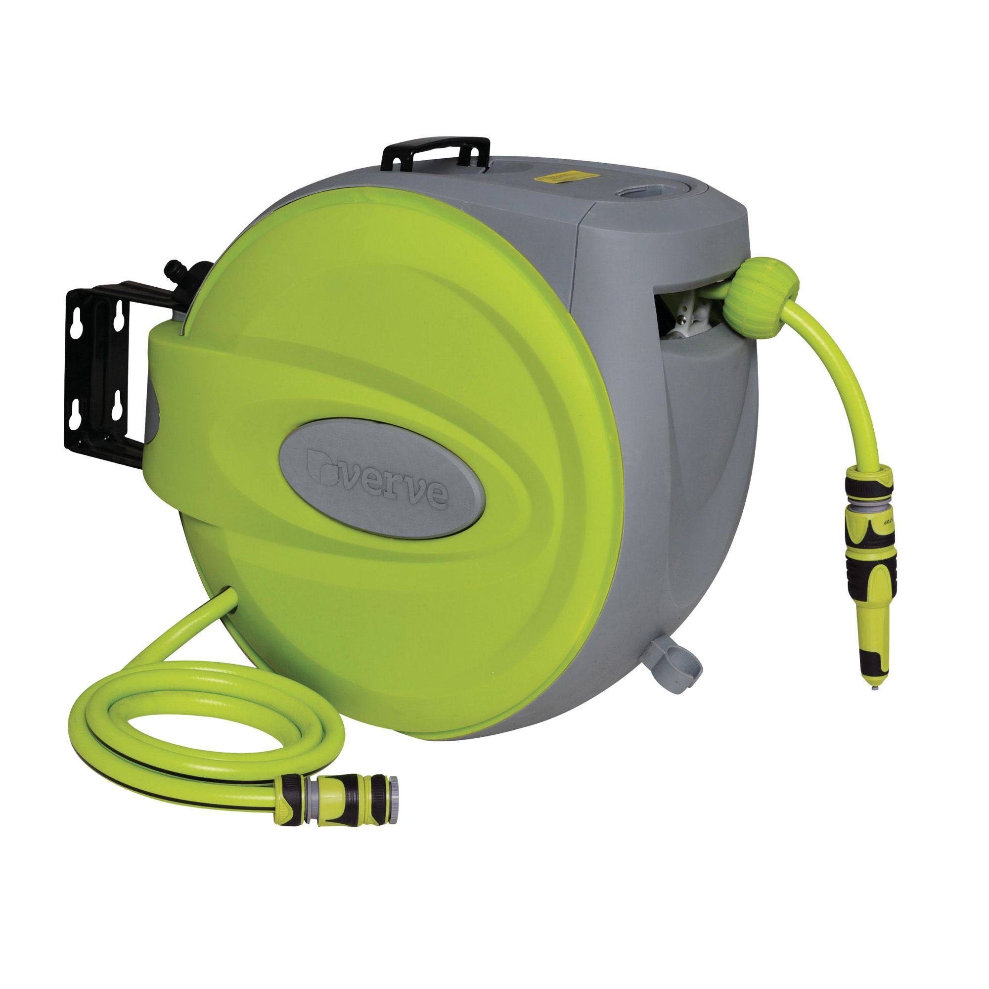 Verve Auto Rewind Garden Hose Reel (L)25 M Departments DIY at B&Q