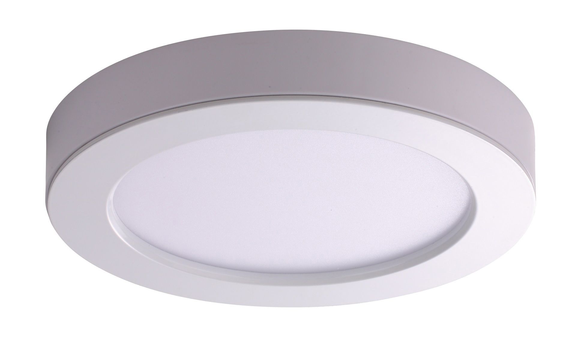 Diall White Gloss LED Fixed 2 in 1 flush downlight IP20 Departments