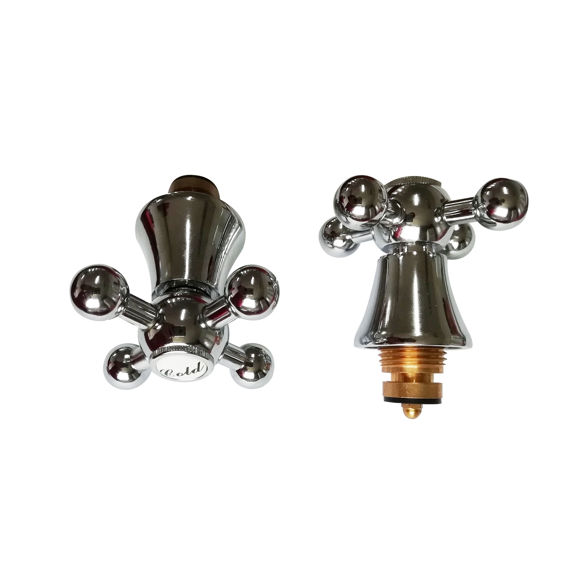 Chrome effect Tap top, Pack of 2 Departments DIY at B&Q