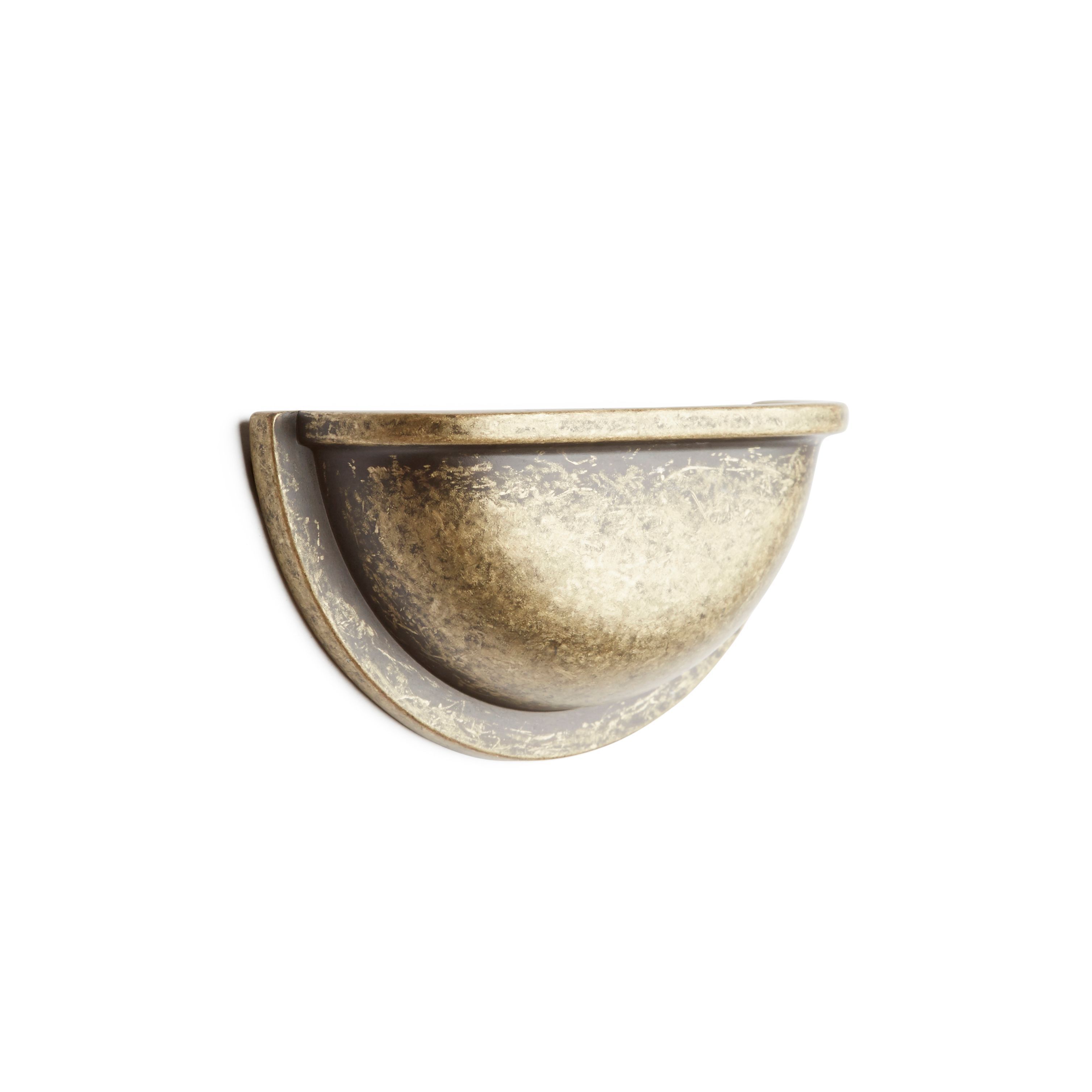 B&Q Antique brass Shell Bedroom Handle handle (W)86 mm Departments DIY at B&Q