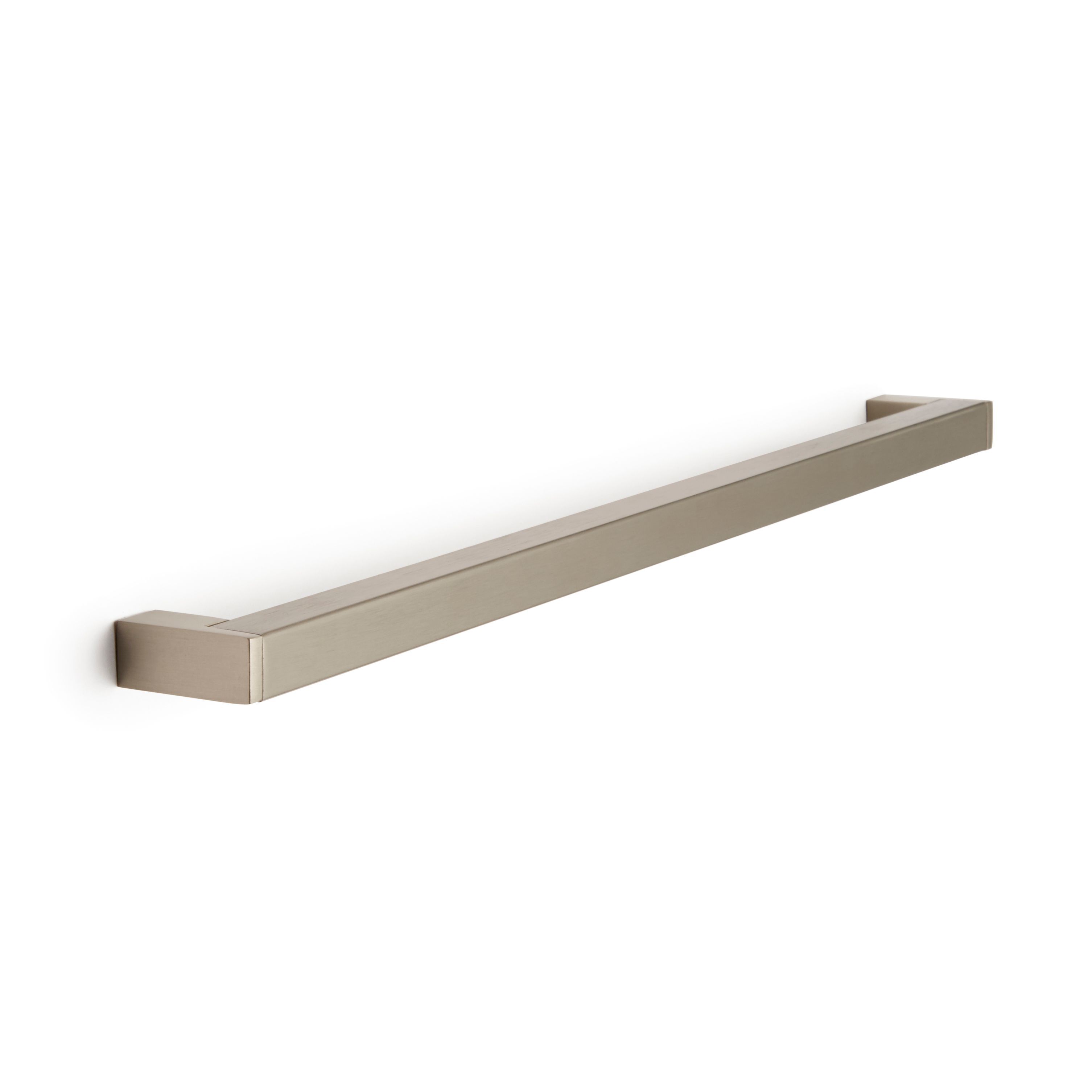 B&Q Brushed Brushed nickel effect Square Bedroom Handle handle