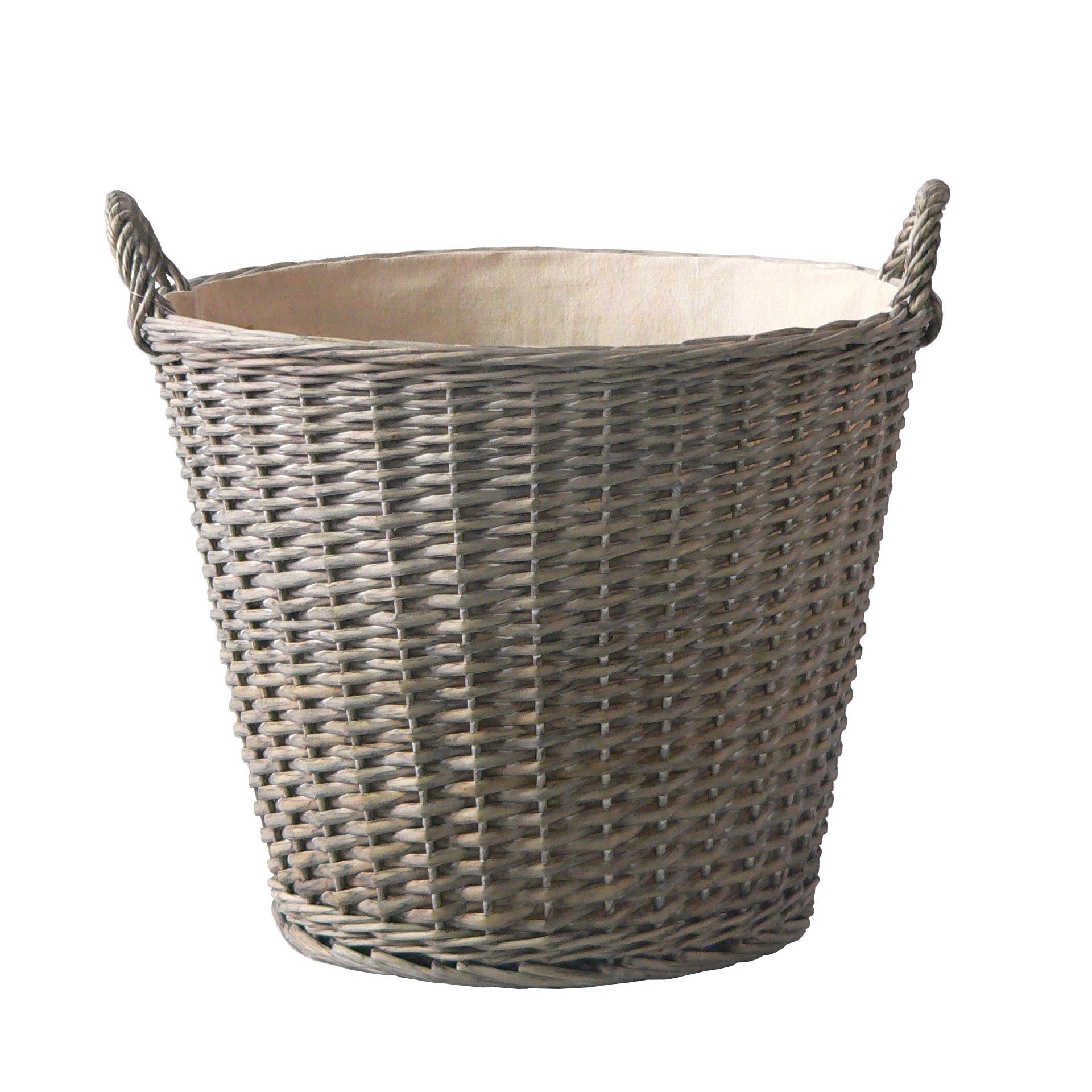 Grey Willow Storage basket Departments DIY at B&Q