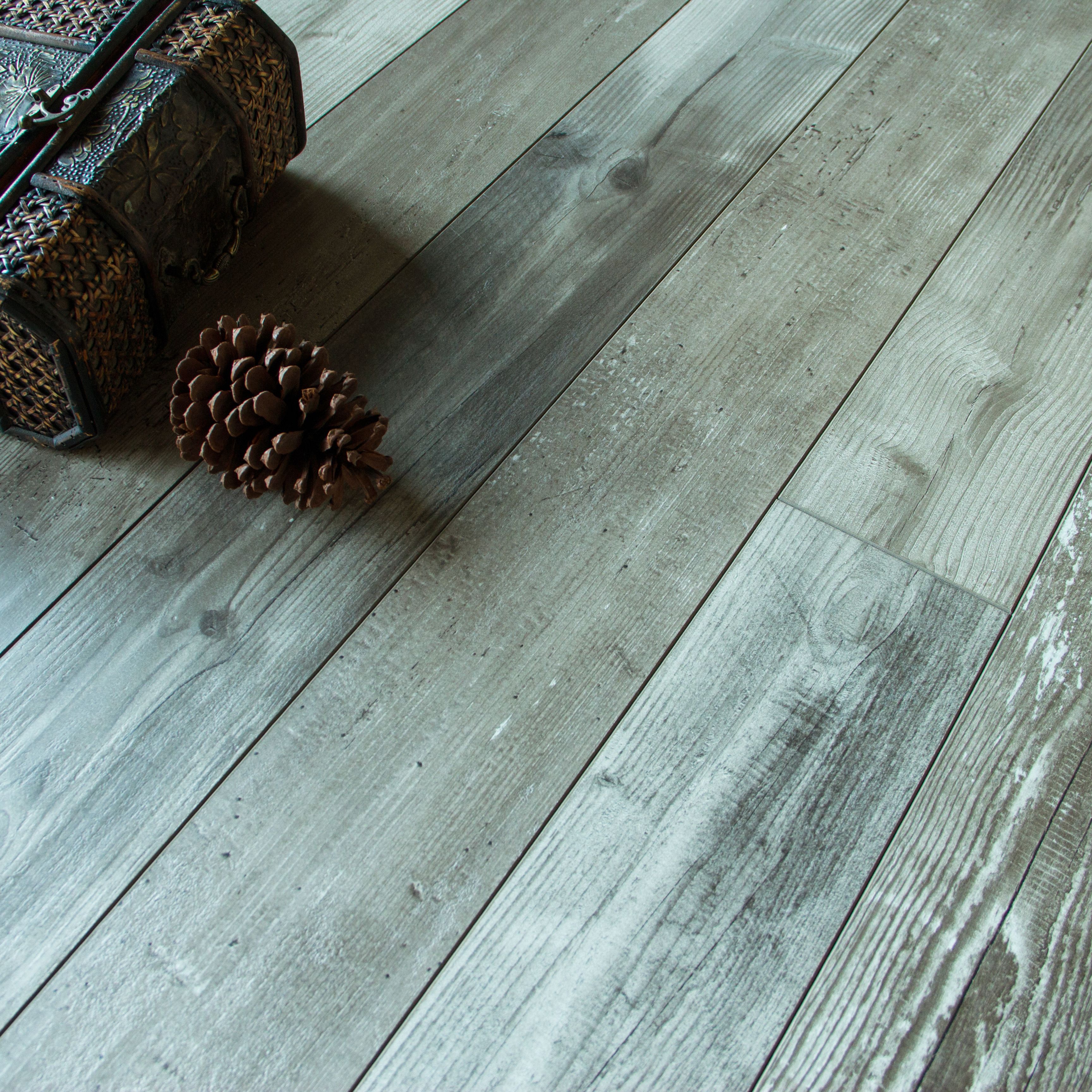 imelda natural driftwood pine effect laminate flooring 0.38 m² sample departments diy at b&q