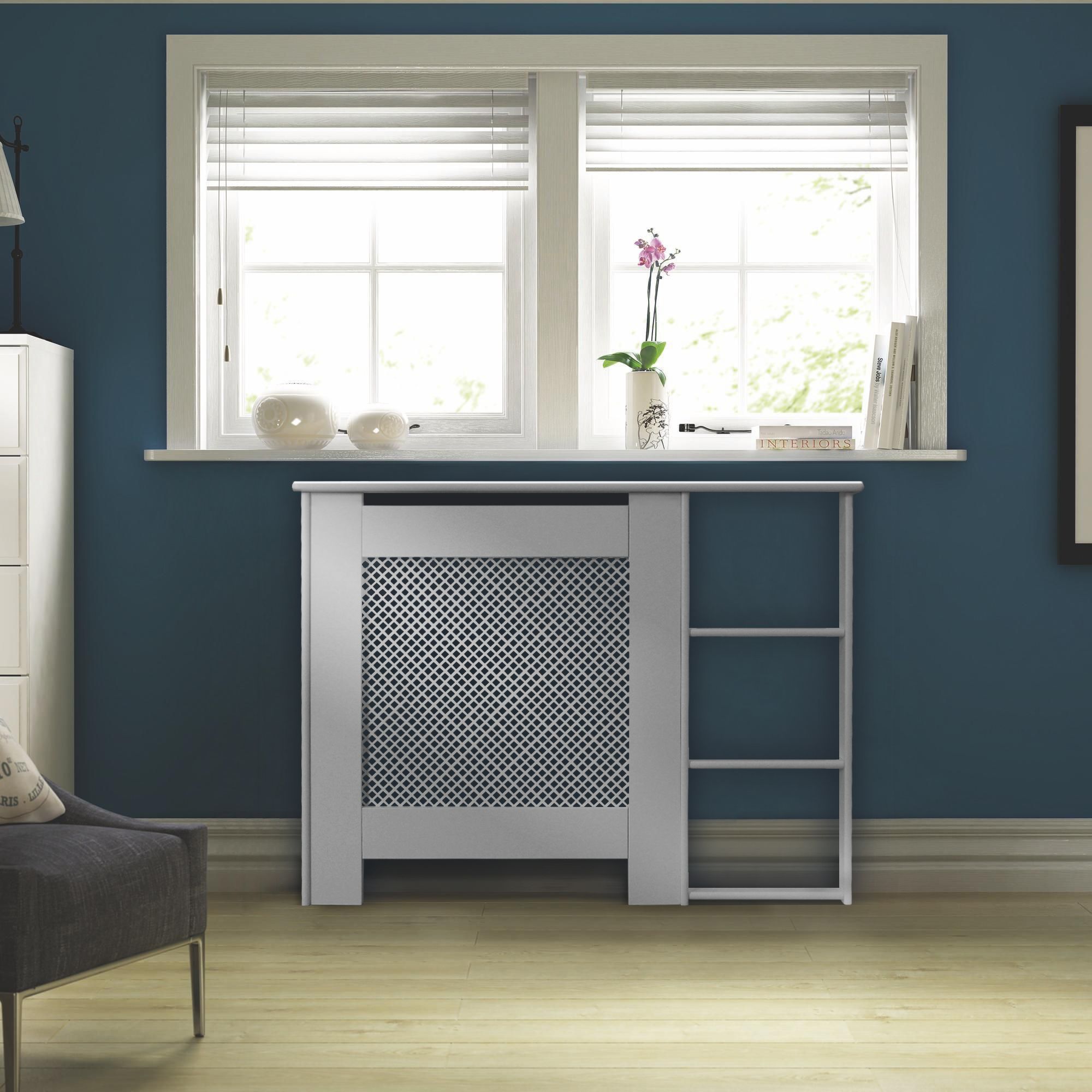 Mayfair Mini White Painted End Shelf Radiator Cover Departments